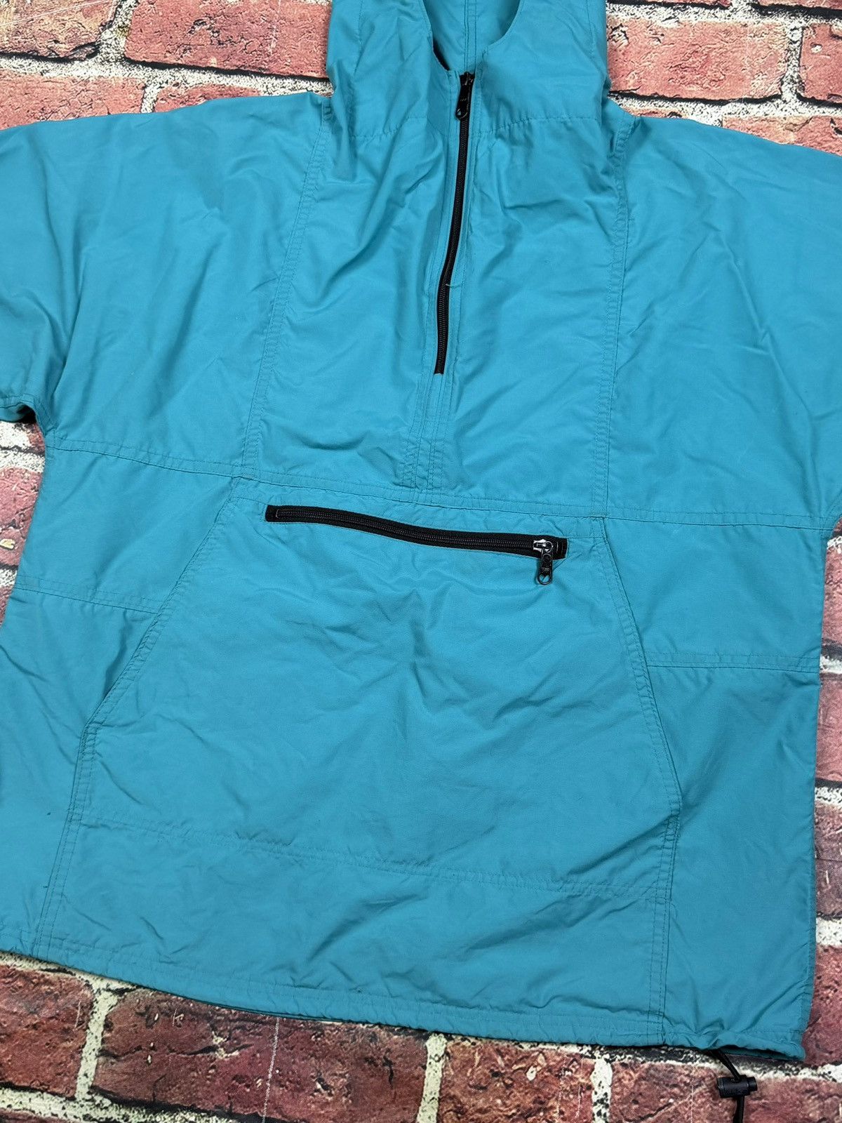 L.L. Bean Vintage 90s LL Bean Teal Nylon Anorak Windbreaker USA 2260 Size L / US 10 / IT 46 - 8 Thumbnail
