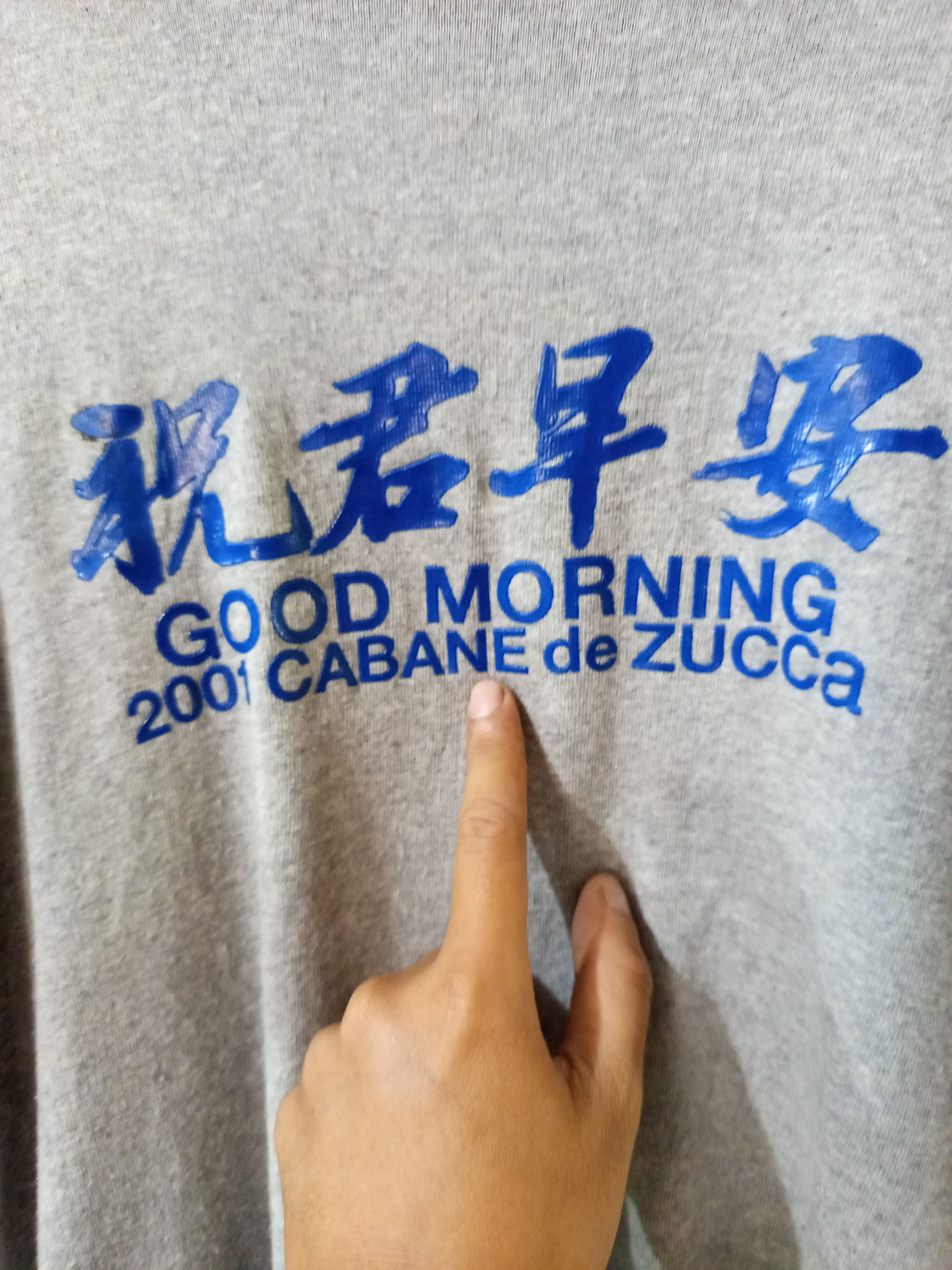CABANE de ZUCCa Cabane de Zucca Sweatshirt “Good Morning” Size US L / EU 52-54 / 3 - 4 Thumbnail