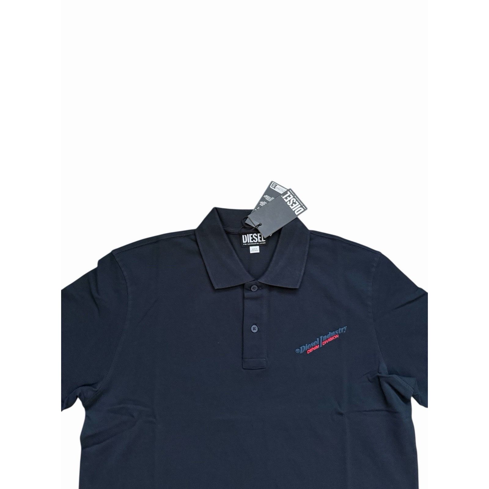 Diesel Diesel Mens T-Smith Industry Polo Shirt Midnight Blue $125 S Size US M / EU 48-50 / 2 - 2 Thumbnail
