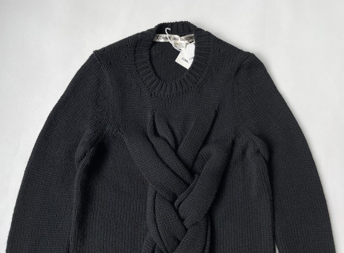 Comme des Garcons A/W 14 ‘3D Plait’ Knit Wool Sweater Size XS / US 0-2 / IT 36-38 - 2 Thumbnail