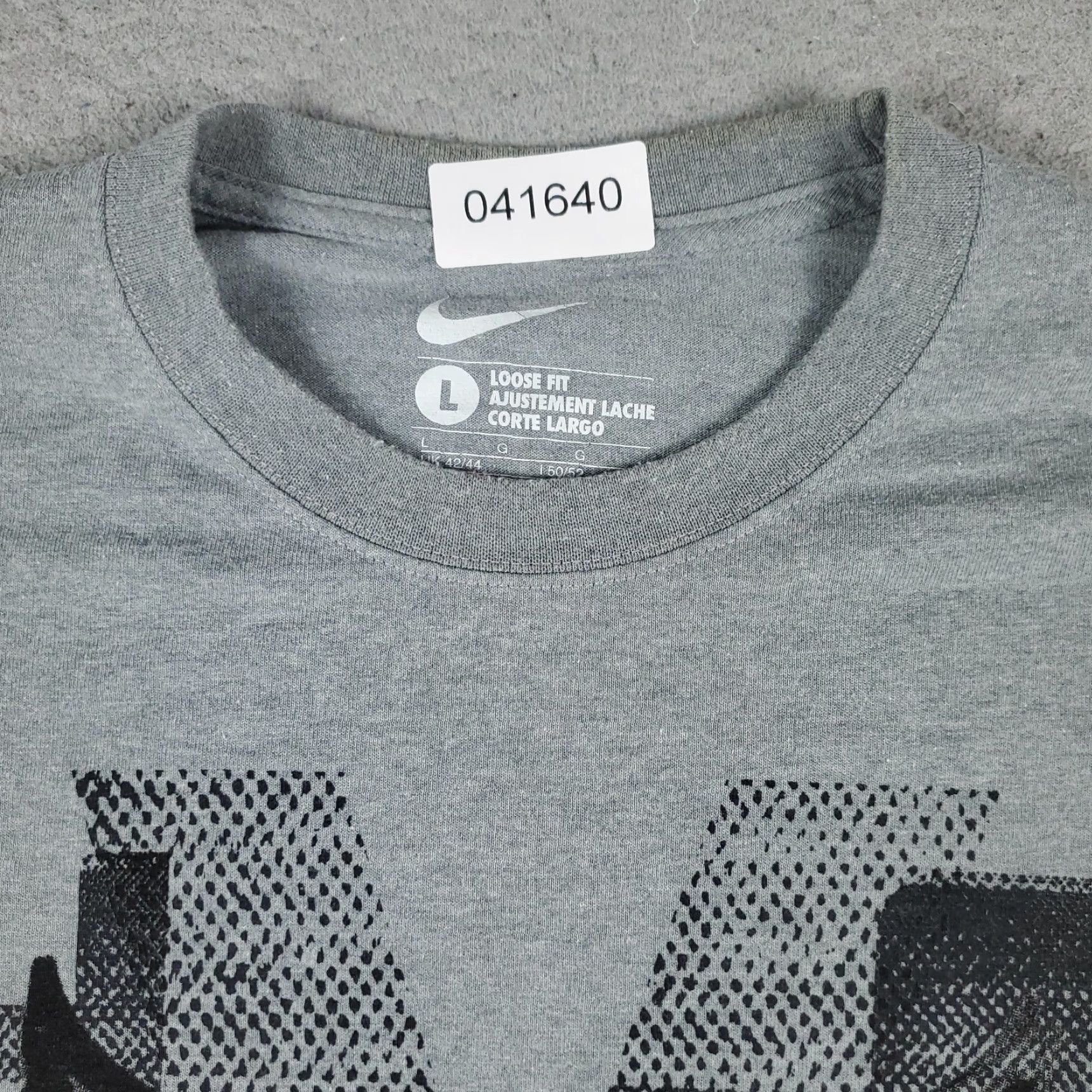 Nike Nike Shirt Mens Large Gray Swoosh Casual Short Sleeve Sports Size US L / EU 52-54 / 3 - 3 Thumbnail