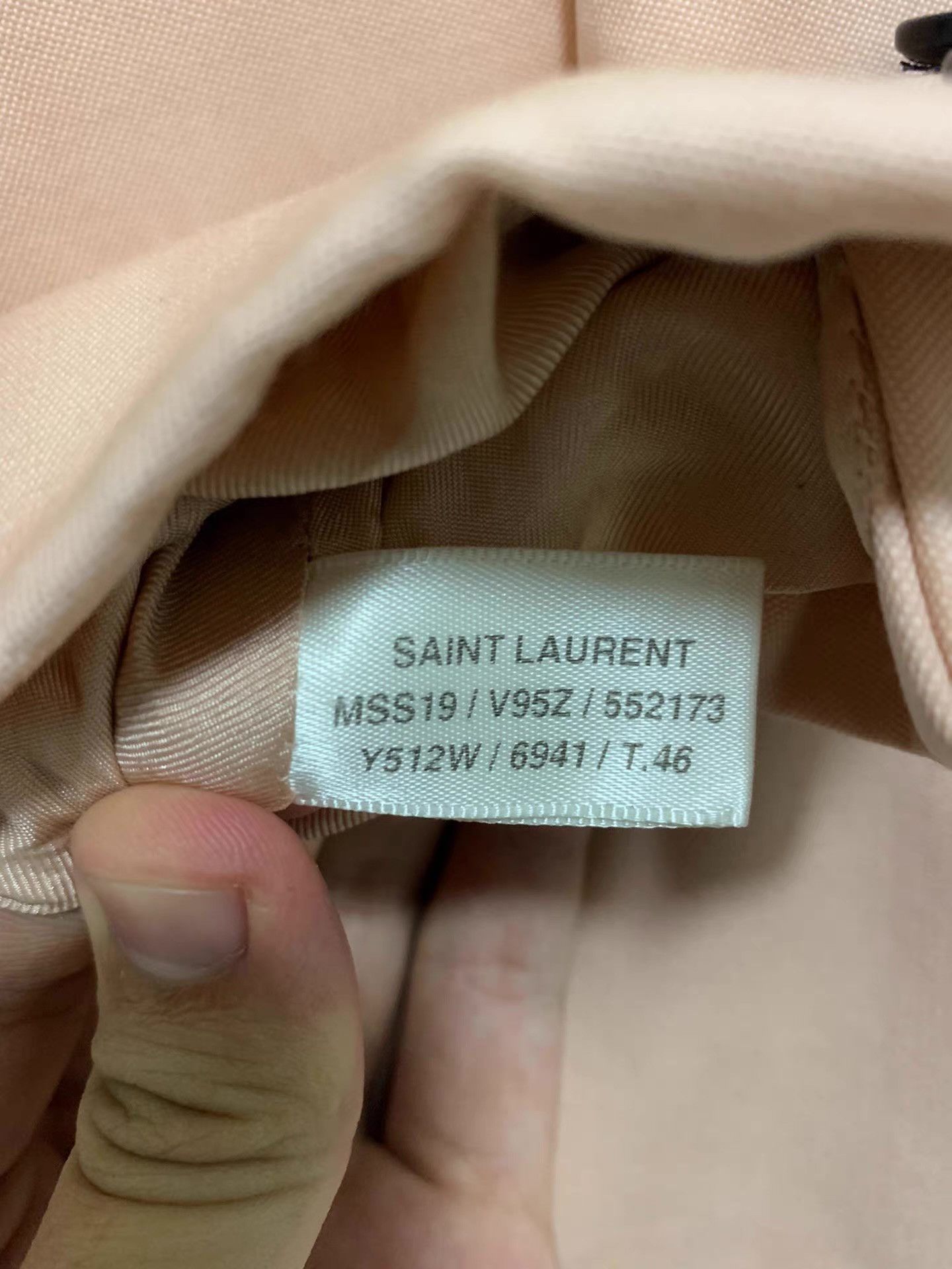 Saint Laurent Paris Sample Saint Laurent SLP 19SS Q12 Size 48R - 5 Thumbnail