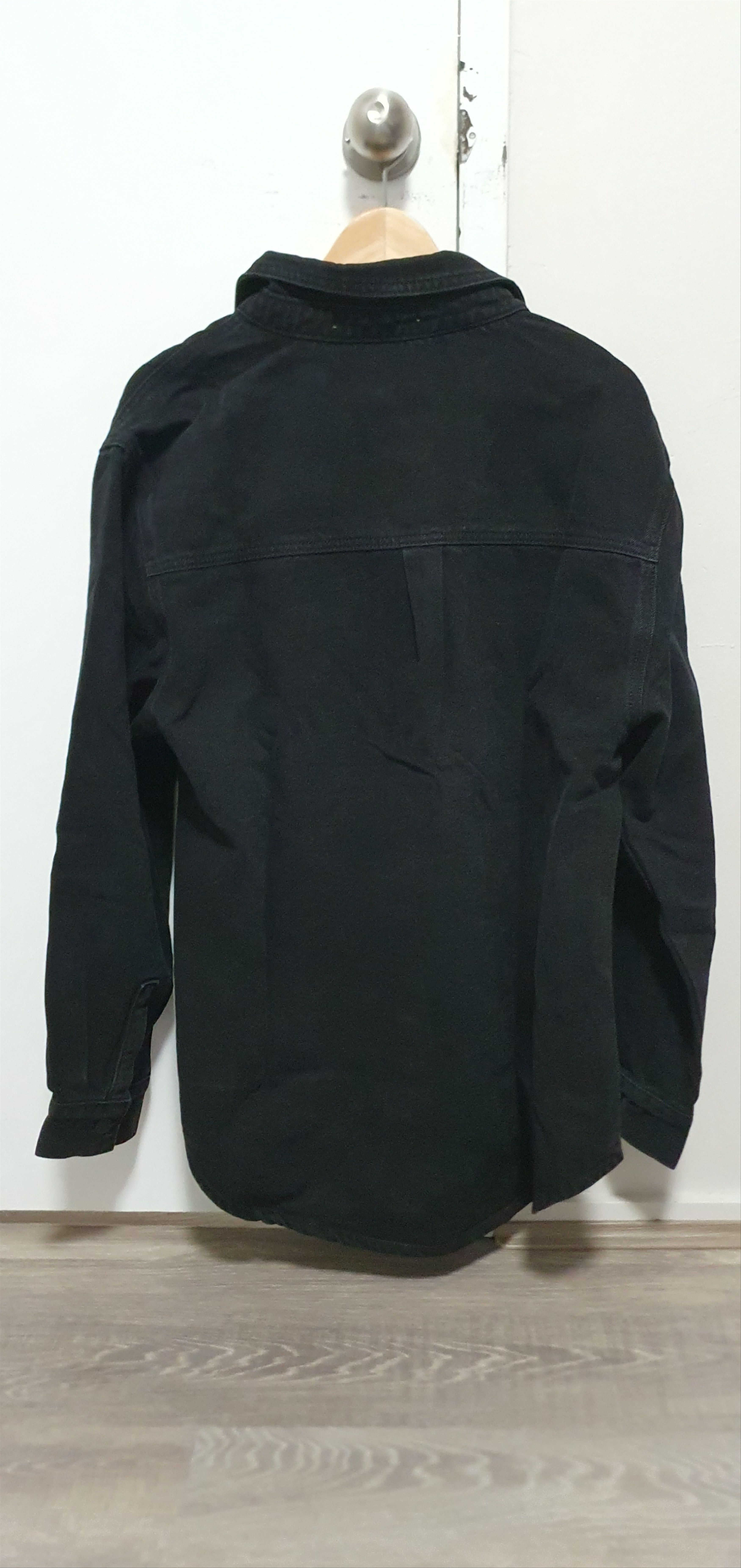 Other The Self Styler Black Denim Jacket Size L / US 10 / IT 46 - 2 Thumbnail