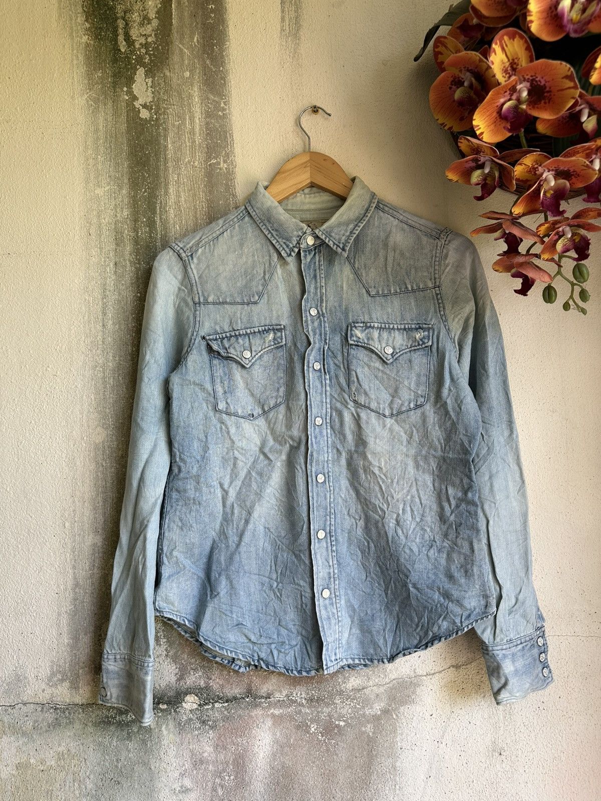 Polo Ralph Lauren 🔅Steals🔅RALPH LAUREN DENIM LONG SLEEVE SHIRT Size US M / EU 48-50 / 2 - 1 Thumbnail