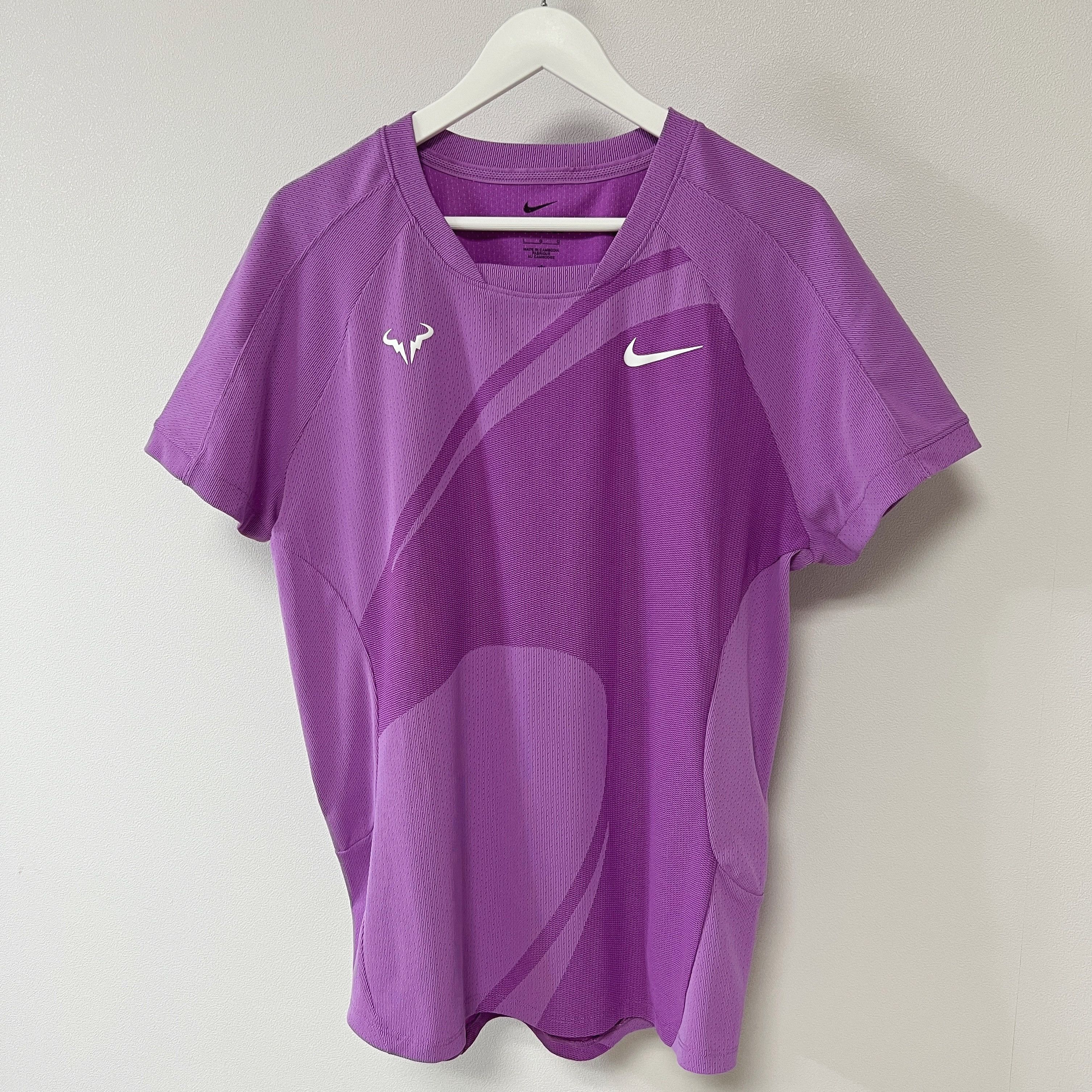 Nike Nike Rafa Nadal 2023 DRI-FIT ADV Tennis Shirt Lavender Size US L / EU 52-54 / 3 - 1 Thumbnail