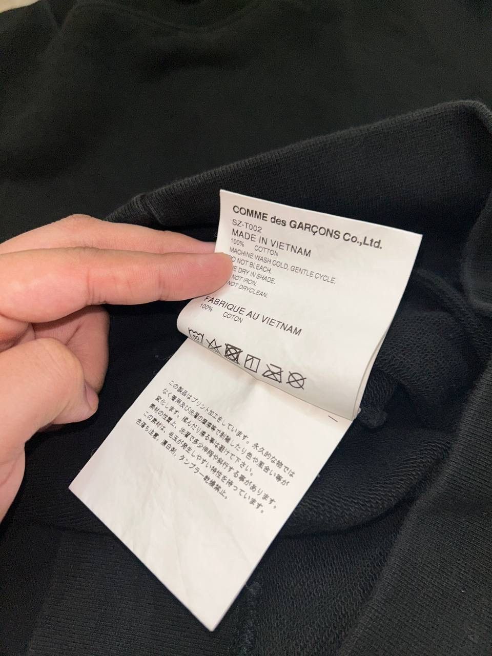 Comme des Garcons Comme Des Garcons Sweatshirt Size US XL / EU 56 / 4 - 8 Thumbnail