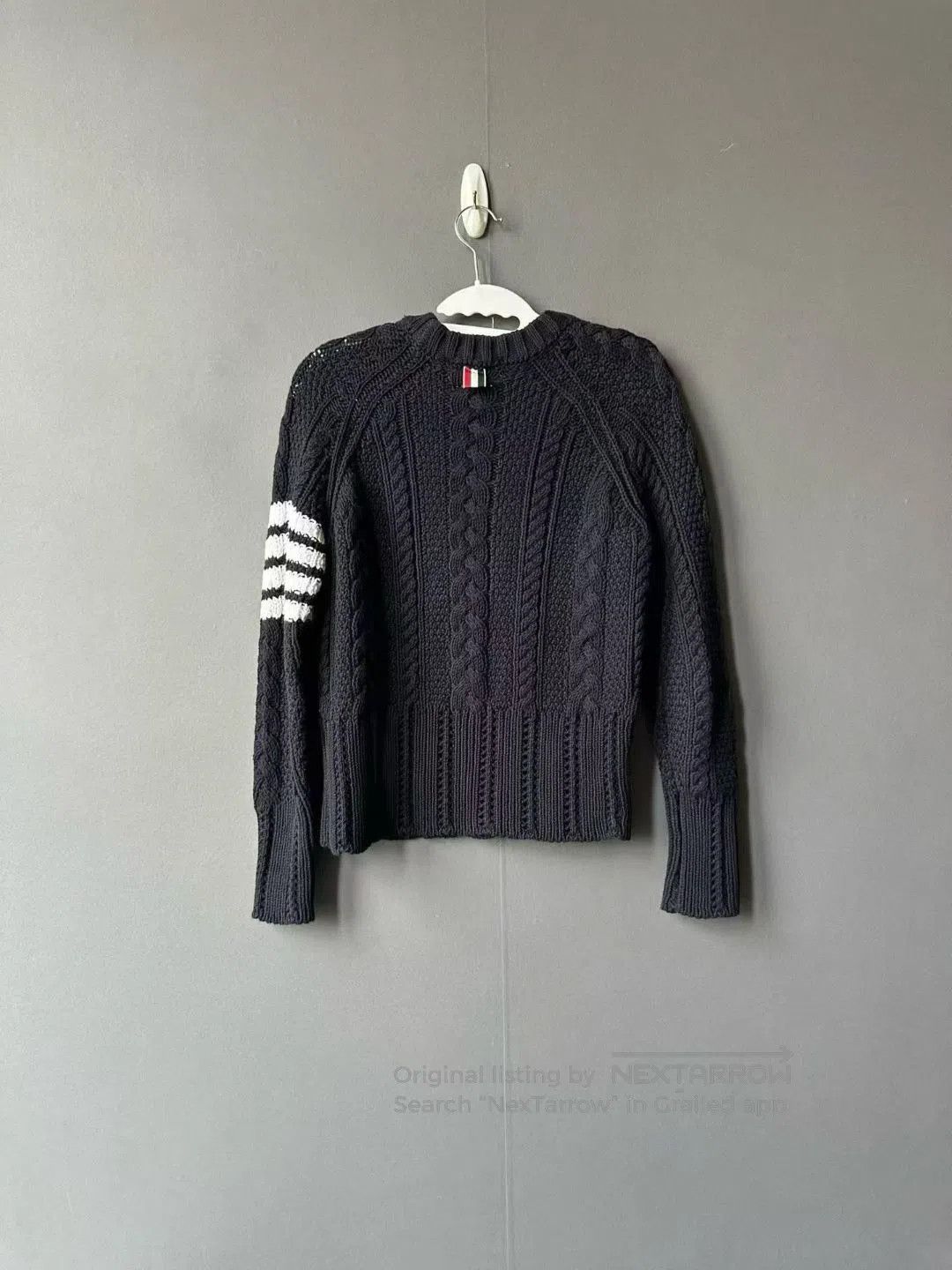 Thom Browne Thom Browne Blue Knit Sweater| Size US XXS / EU 40 - 2 Thumbnail