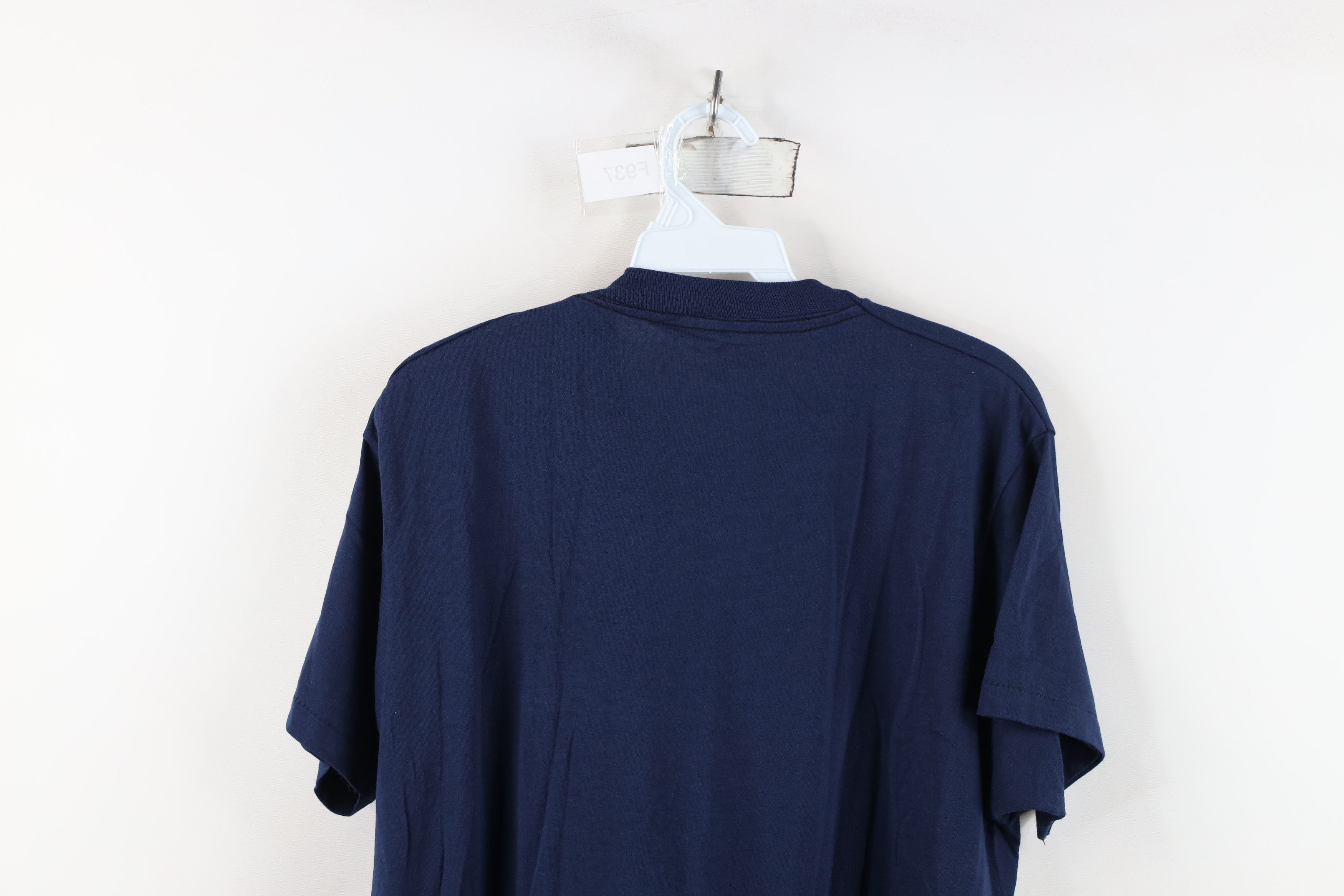 Vintage Vintage 80s Union Local 20 Short Sleeve T-Shirt Blue USA Size US XL / EU 56 / 4 - 13 Thumbnail