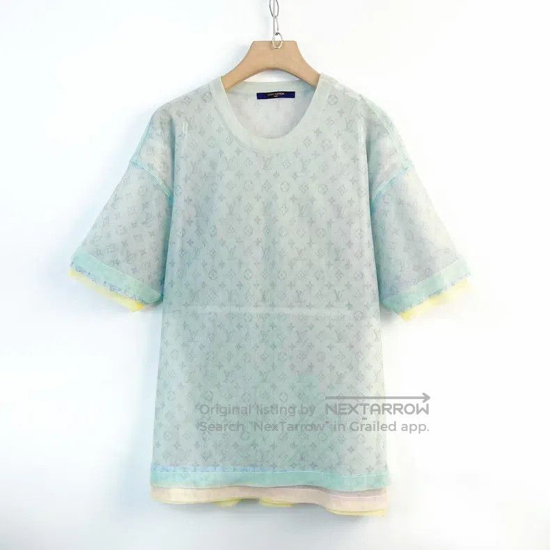 Louis Vuitton Louis Vuitton Colorful organza full print short sleeve Size US L / EU 52-54 / 3 - 1 Thumbnail