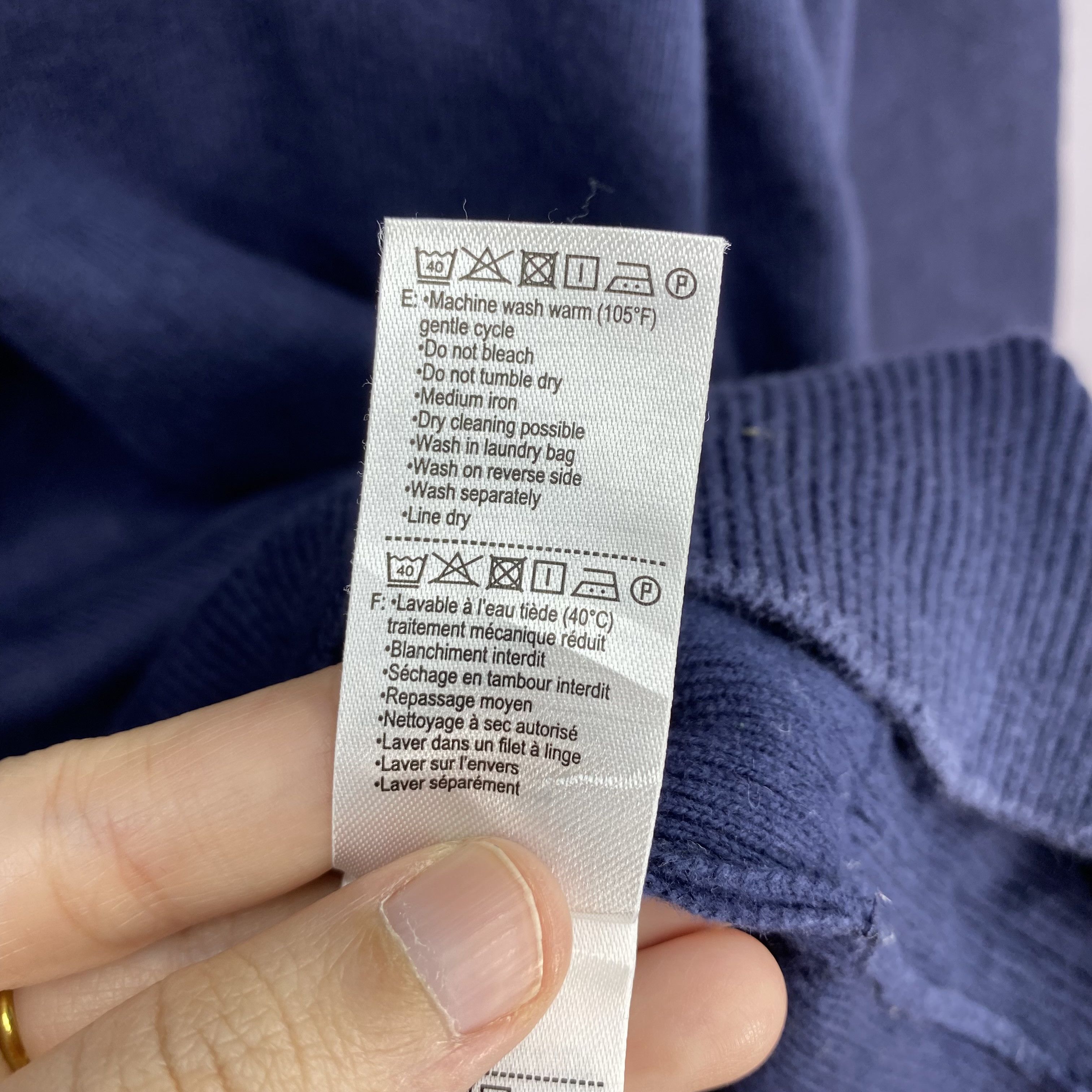 Lacoste Vintage Y2K Lacoste Sweater Sweatshirt 1/4 Zipper Pullover Size US S / EU 44-46 / 1 - 7 Thumbnail