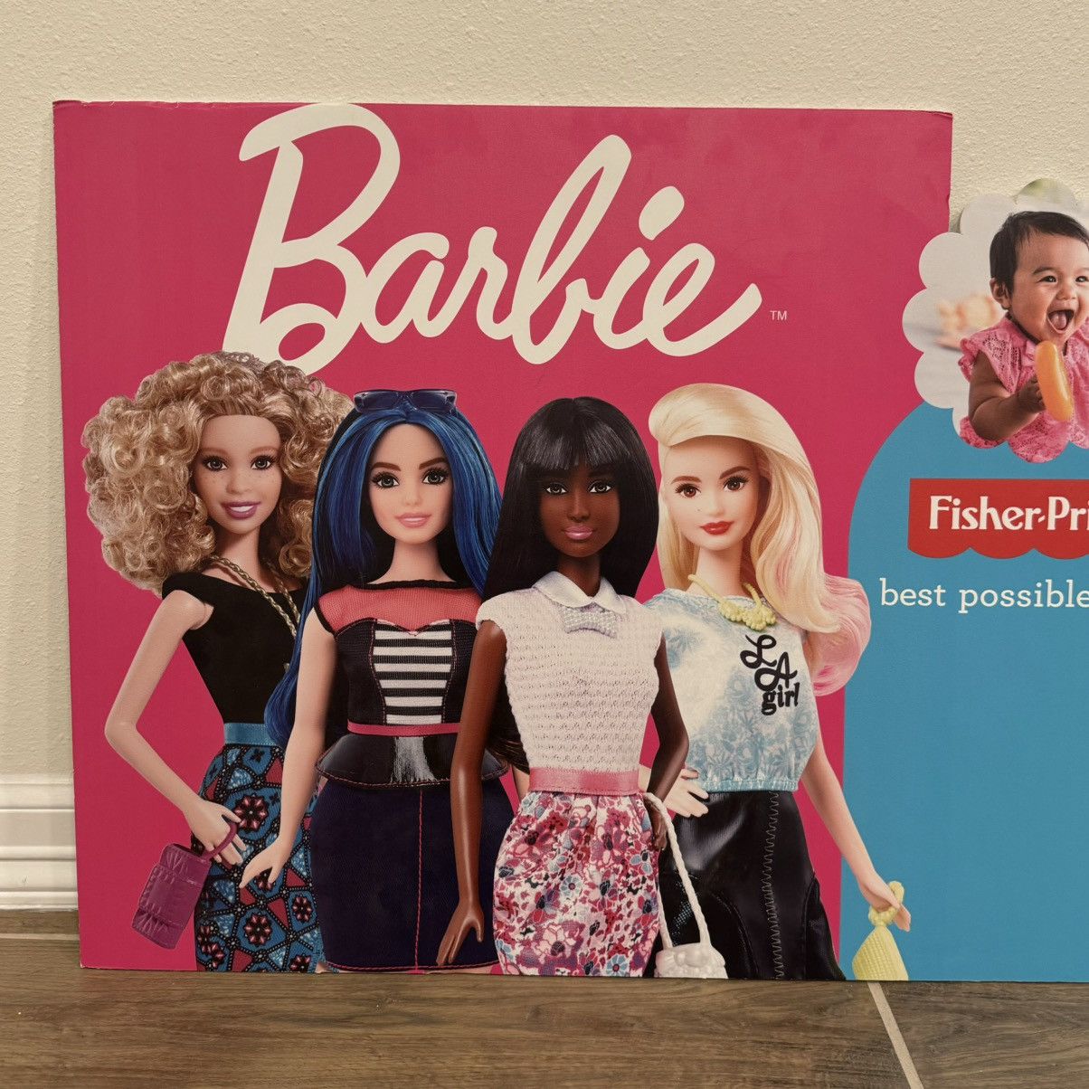 Other × Vintage 2017 Barbie Fisher-Price Retail Store Promo Sign 22x29 Size ONE SIZE - 4 Thumbnail