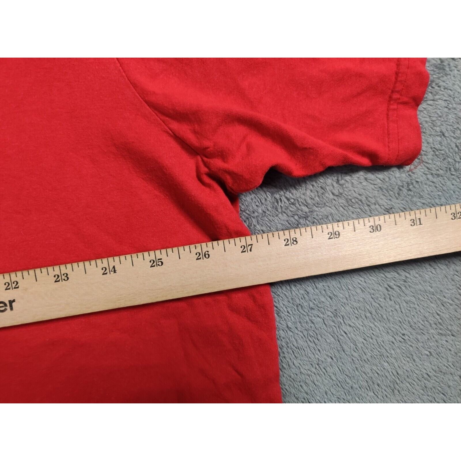 Nautica Nautica Shirt Adult Mens Large Red White Spell Out Size US XL / EU 56 / 4 - 7 Thumbnail
