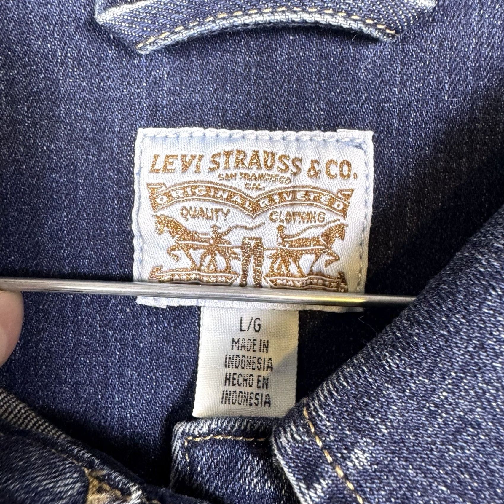 Levi's Levi's Trucker Denim Jacket Womens L Medium Wash Western Short Type 3 Casual Shirts Jackets? Size 36" / US 14 / IT 50 - 6 Thumbnail