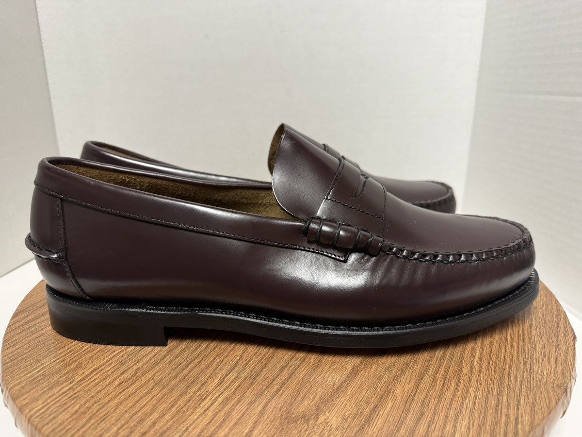 Sebago Sebago Men’s Classic Leather Dan Garnet Penny Loafer Shoes Size US 14 / EU 47 - 3 Thumbnail