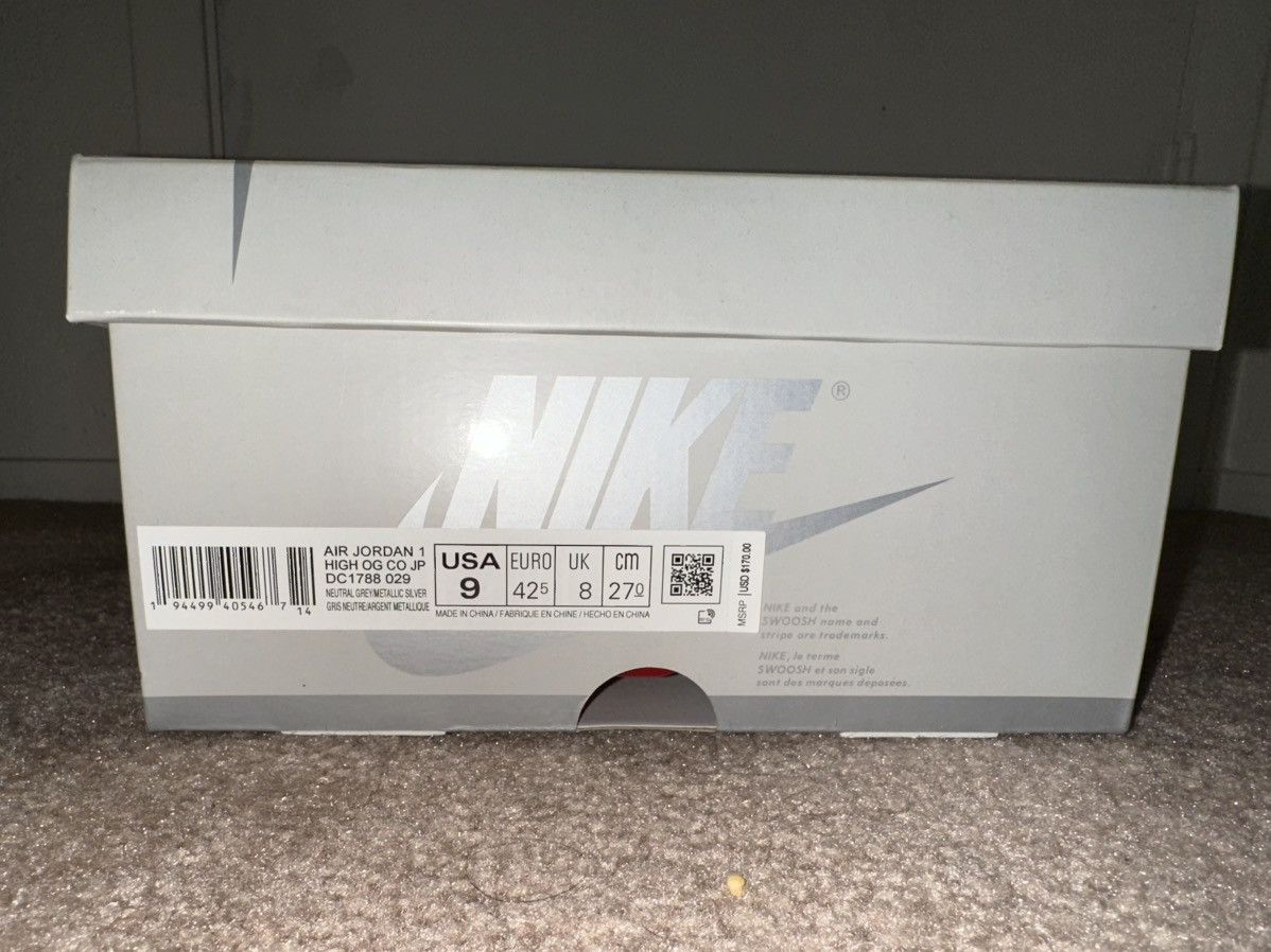 Jordan Brand Jordan 1 Retro High CO.JP Neutral Grey (2020) Size US 9 / EU 42 - 8 Thumbnail
