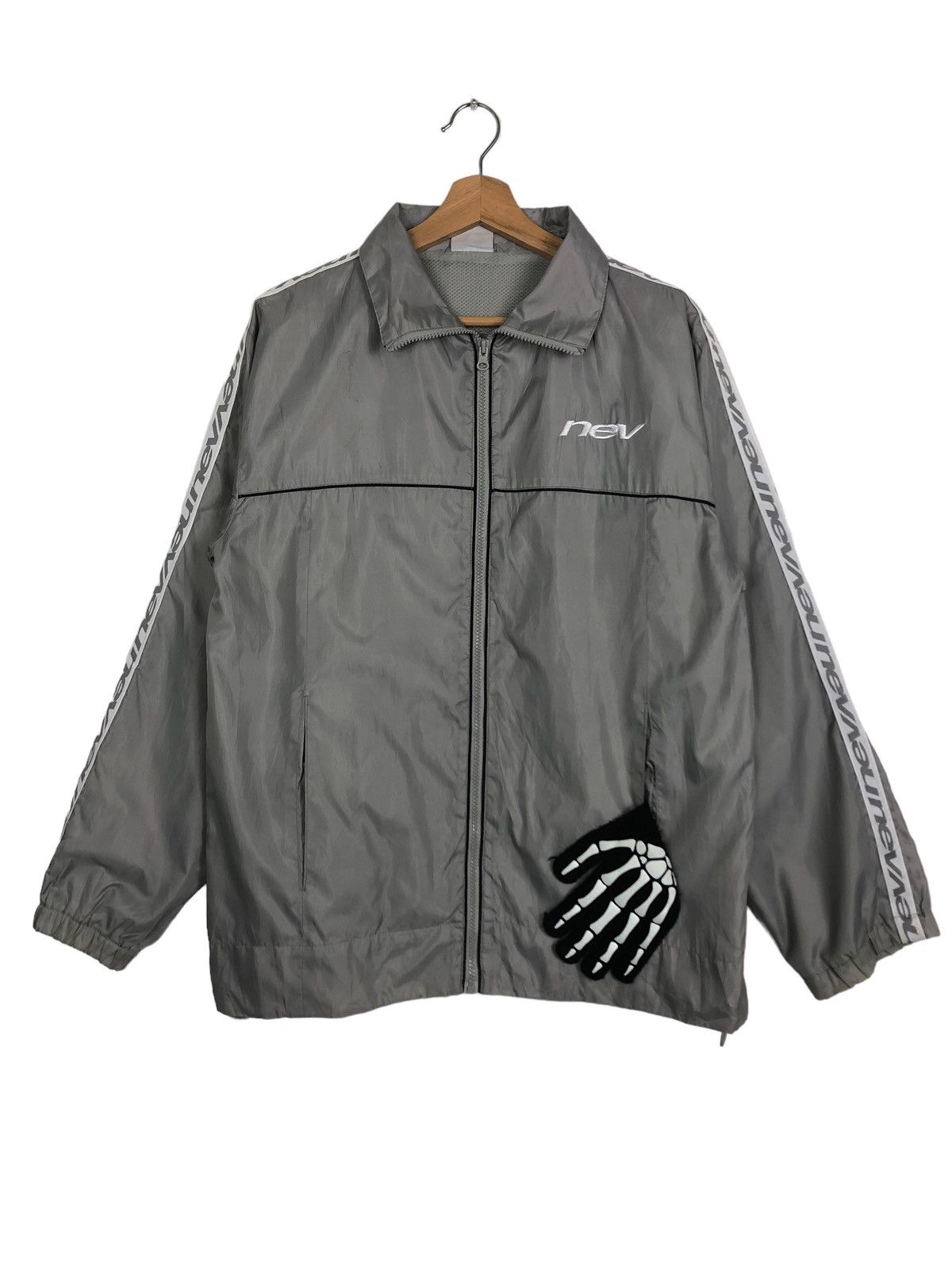 Japanese Brand 🔥90’s Vintage Nev Future Shapes Jacket Skate Wear Style Size US M / EU 48-50 / 2 - 1 Thumbnail
