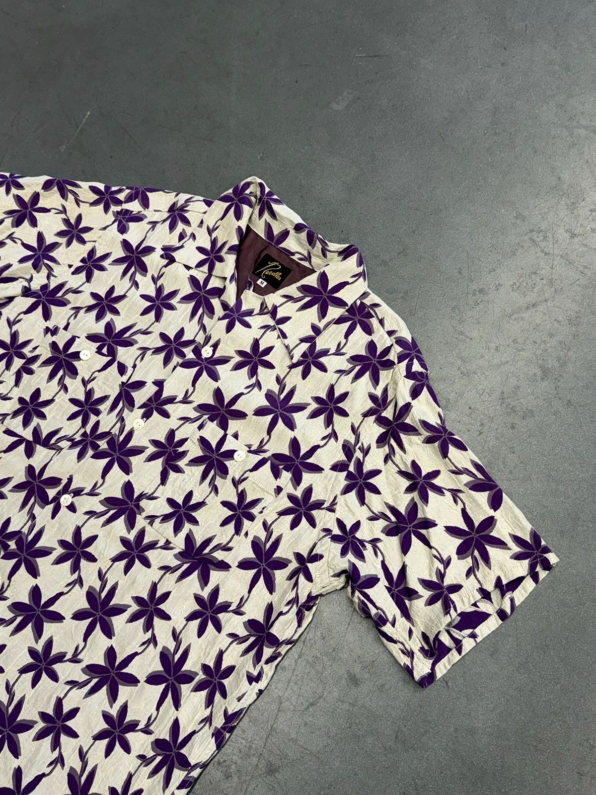 Needles Needles Floral Jacquard S/S One Up Shirt Size US M / EU 48-50 / 2 - 6 Thumbnail
