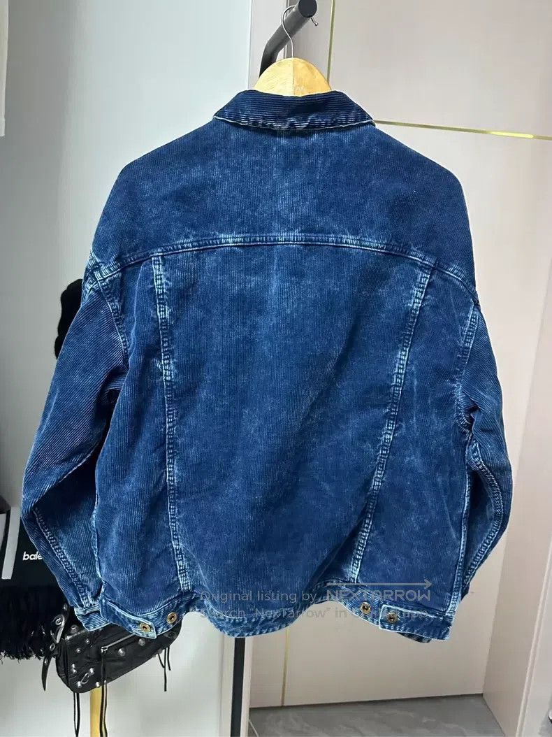 Miu Miu Miu Miu 42 Logo corduroy jacket coat Size L / US 10 / IT 46 - 2 Thumbnail