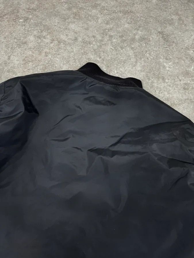 Prada 2000s Prada Black Nylon Bomber Jacket Size US L / EU 52-54 / 3 - 6 Thumbnail