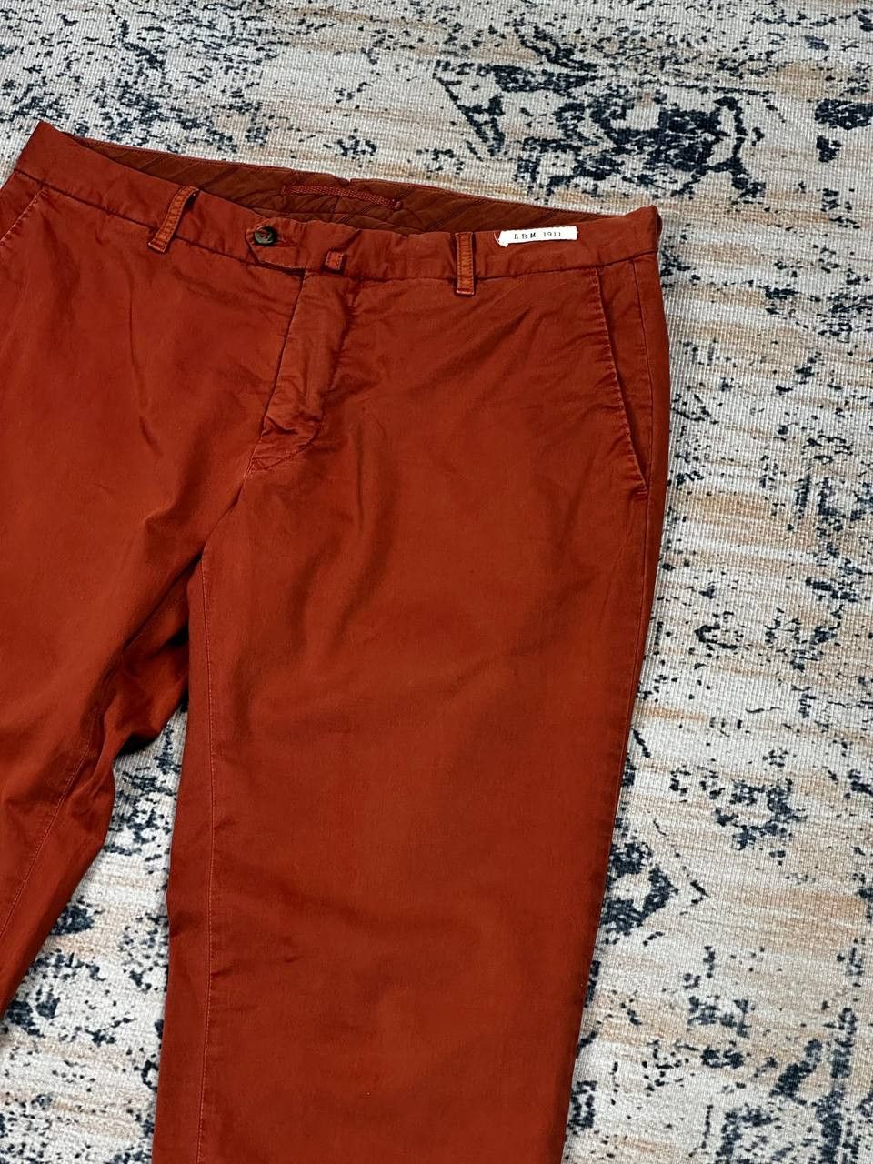 L.B.M. 1911 LBM 1911 Luxury Chino Trousers Made In Italy Size US 32 / EU 48 - 3 Thumbnail