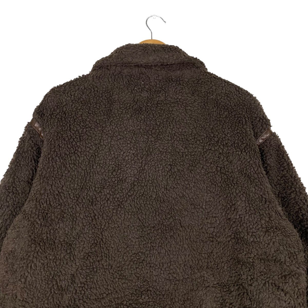 Japanese Brand LUNACION Deep Pile Brown Fleece Jacket #1058-C48 Size US M / EU 48-50 / 2 - 20 Thumbnail