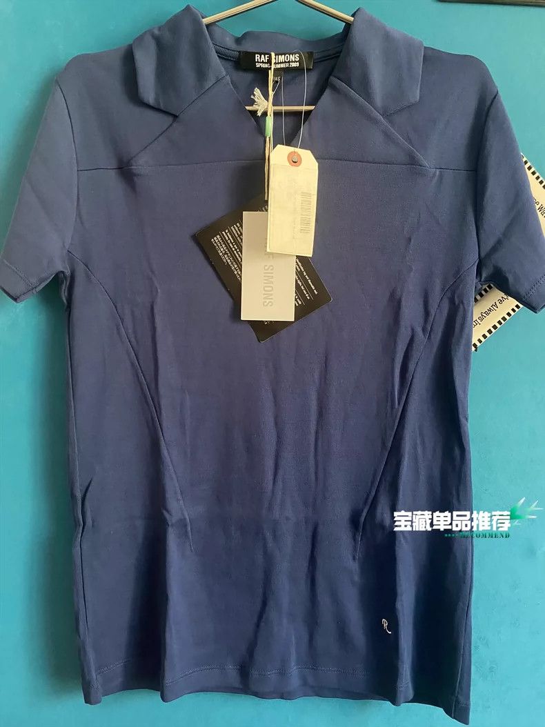 Raf Simons Raf simons Noble temperament blue short sleeves Size US S / EU 44-46 / 1 - 1 Thumbnail