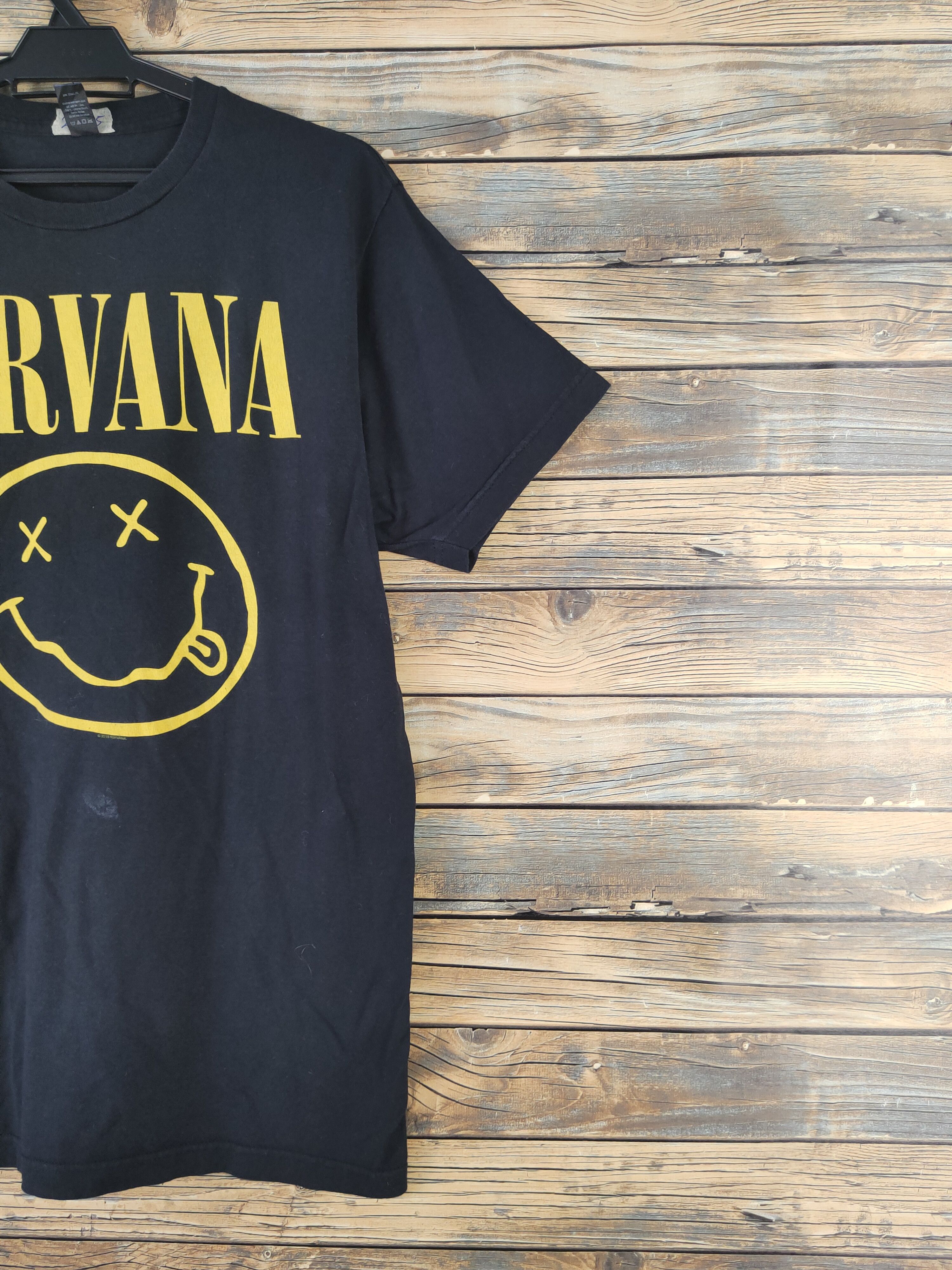 Nirvana DL Nirvana Black Short Sleeve T-shirt #2095 Size US L / EU 52-54 / 3 - 5 Thumbnail