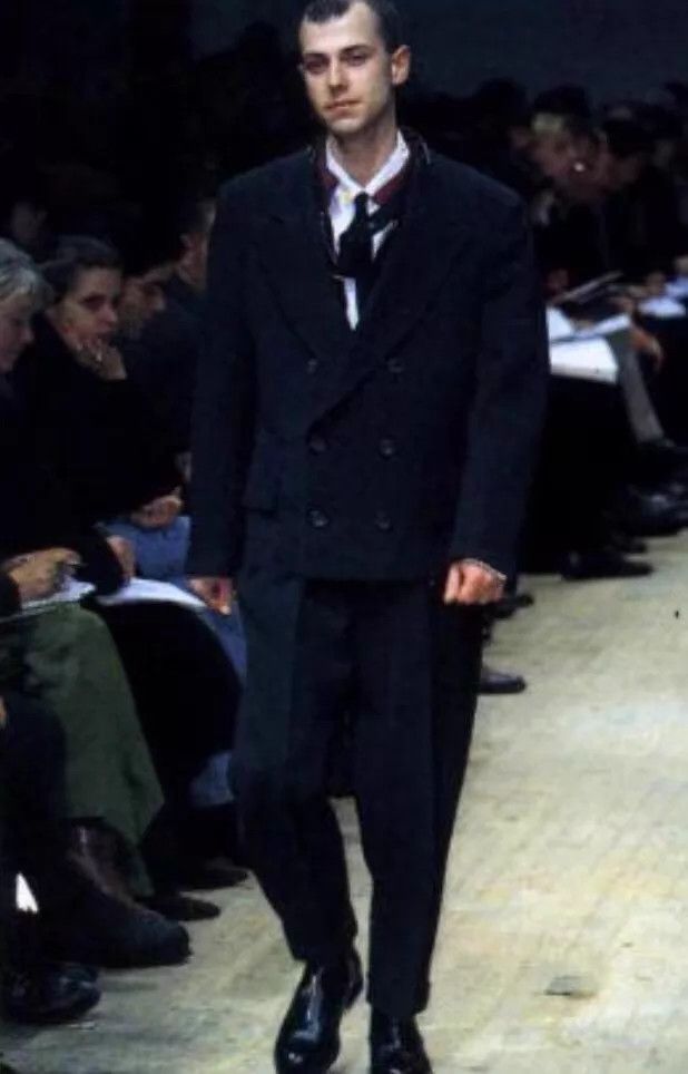 Yohji Yamamoto Yohji Yamamoto 95AW Rokumeikan Jacket Black Purple Blue S Size US S / EU 44-46 / 1 - 9 Thumbnail