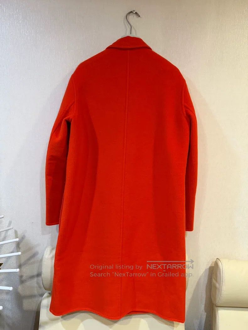 Hermes Hermes Red cashmere coat Size XS / US 0-2 / IT 36-38 - 2 Thumbnail