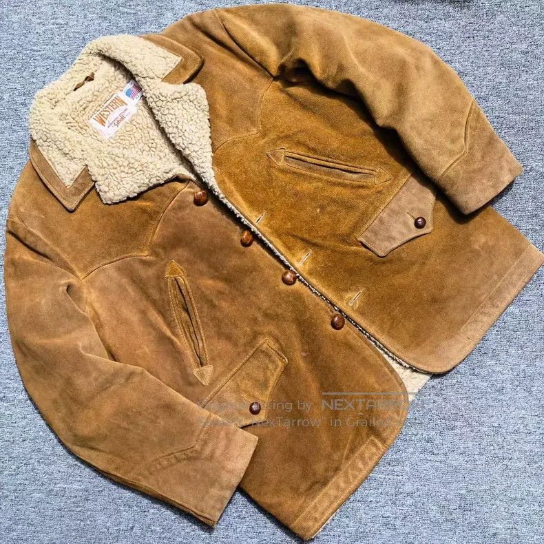 Schott Schott Thick and soft shearling cowhide farmer coat leathe Size US XXL / EU 58 / 5 - 1 Thumbnail