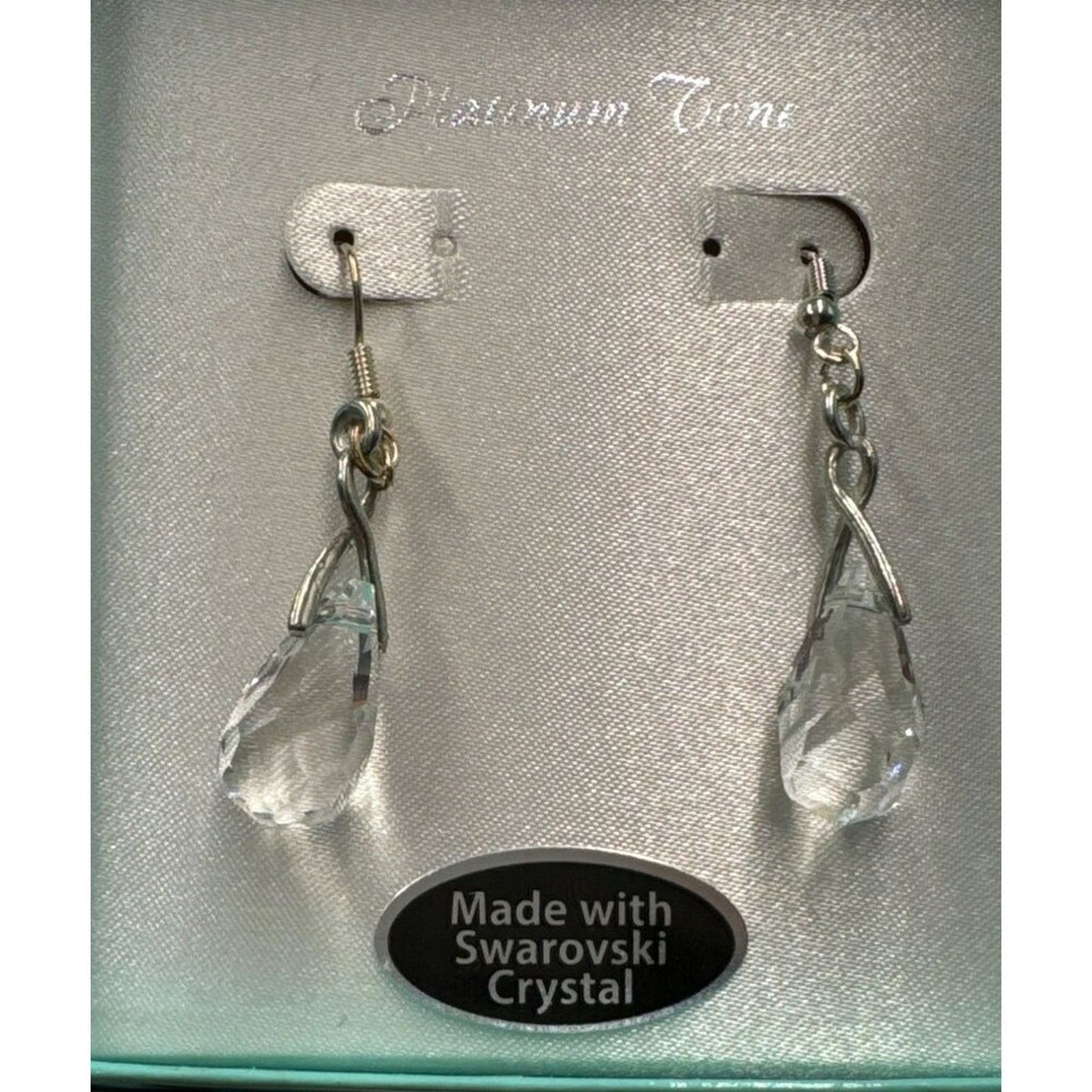 Swarovski Swarovski Crystal Teardrop Dangle Earrings New in Box Size ONE SIZE - 3 Thumbnail