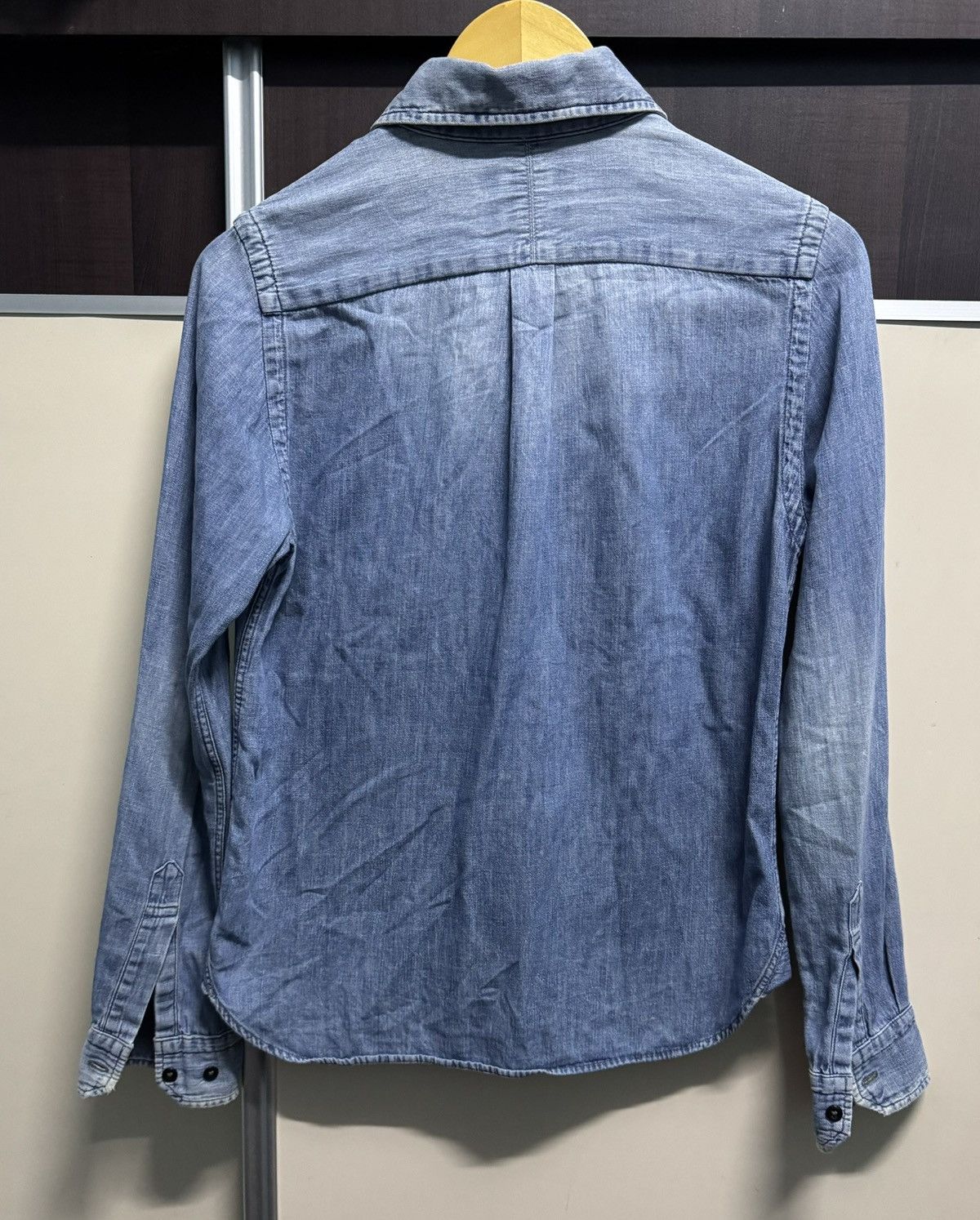 OMNIGOD OMNIGOD Japanese Brand Denim Shirt Size US S / EU 44-46 / 1 - 2 Thumbnail