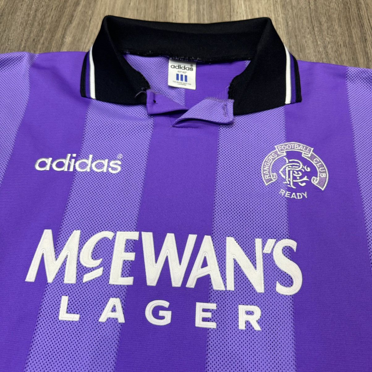 Adidas Glasgow Rangers 94/95 third away shirt Size US L / EU 52-54 / 3 - 3 Thumbnail