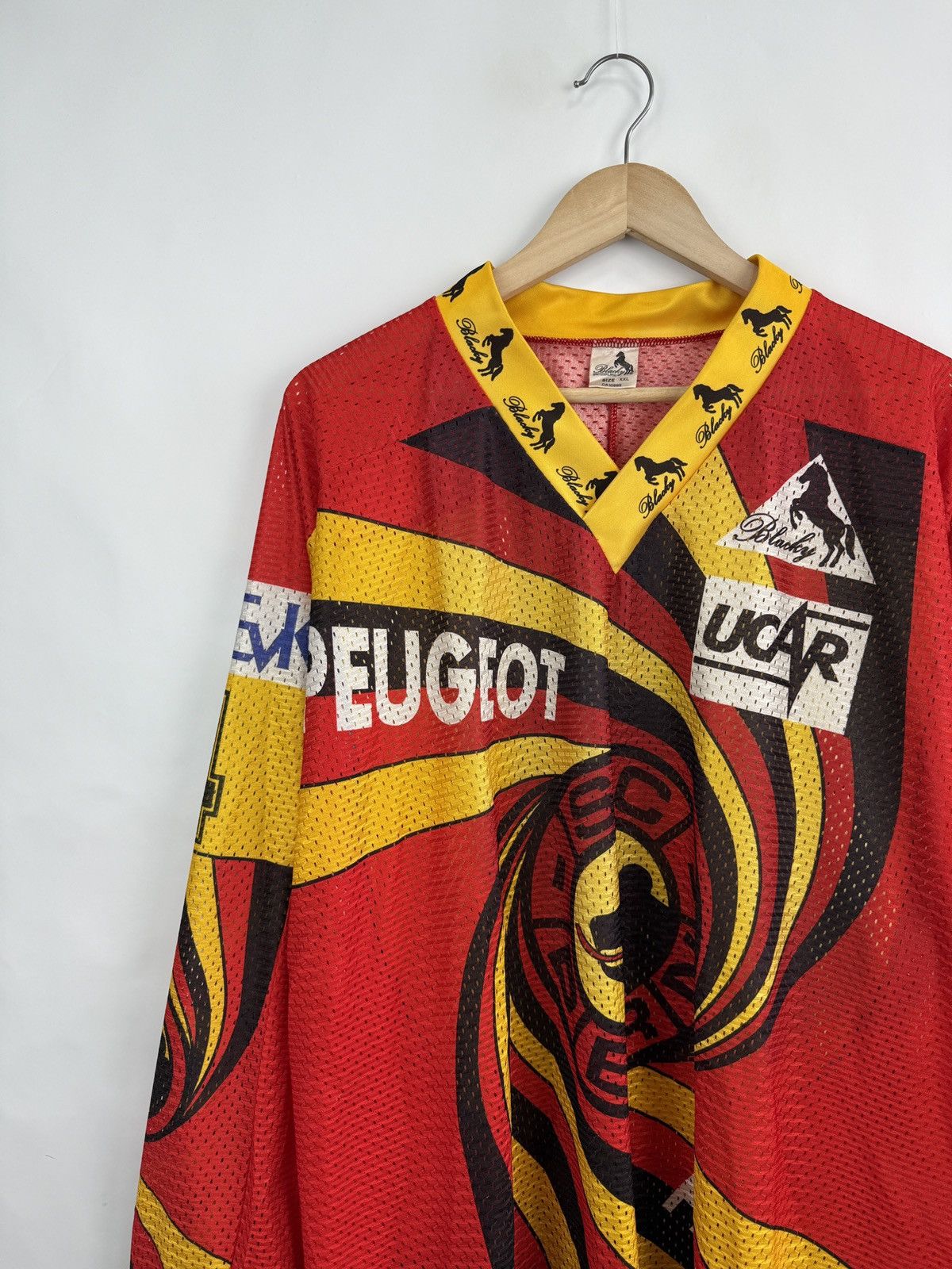 NHL 🇨🇭 Vintage 90s SC Bern Switzerland Hockey Jersey Team Signed Size US XXL / EU 58 / 5 - 4 Thumbnail