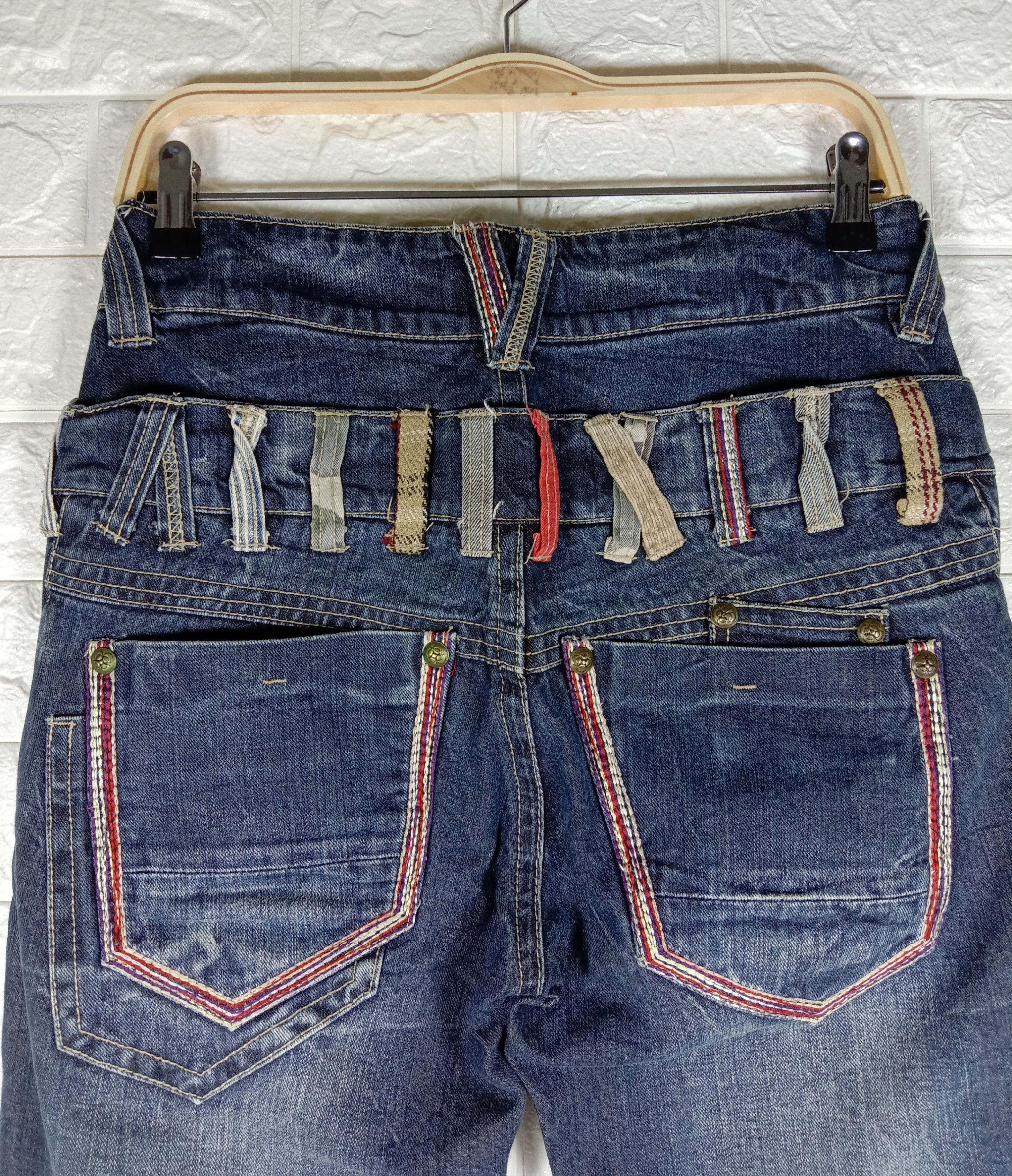 Japanese Brand Vintage Japanese SORRIDERE Double Waist Jeans Size US 31 - 6 Thumbnail