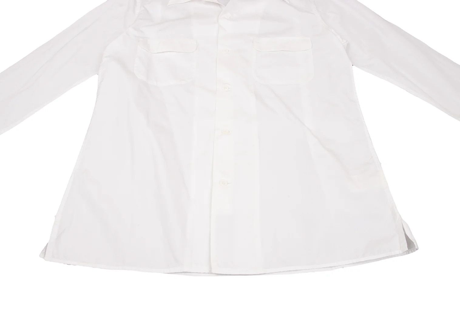 Yohji Yamamoto Yohji Yamamoto Cotton Flap Pocket Shirt Size US S / EU 44-46 / 1 - 10 Thumbnail