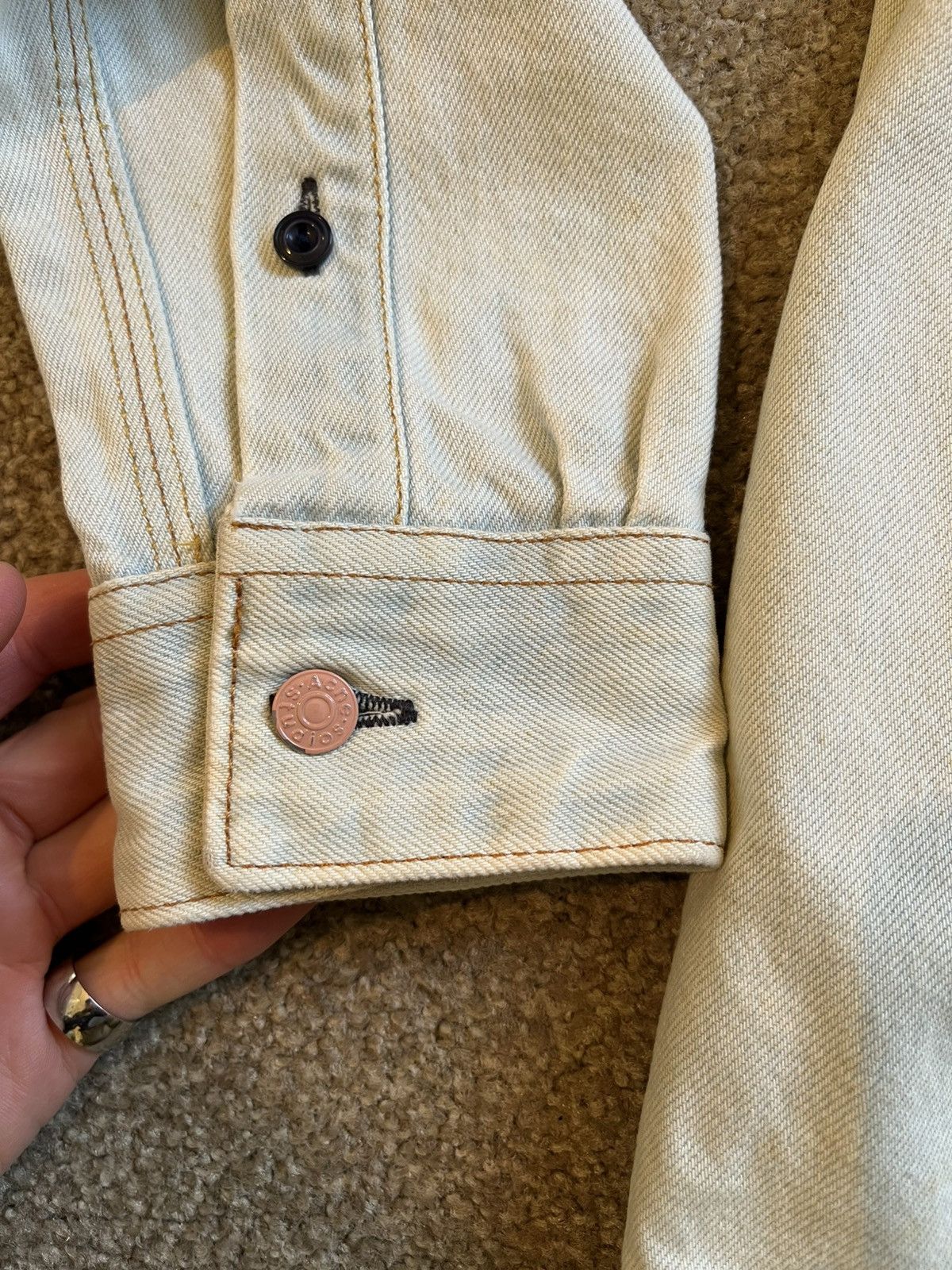 Acne Studios Acne Studios Blå Konst Denim Jacket Unisex Size US S / EU 44-46 / 1 - 4 Thumbnail