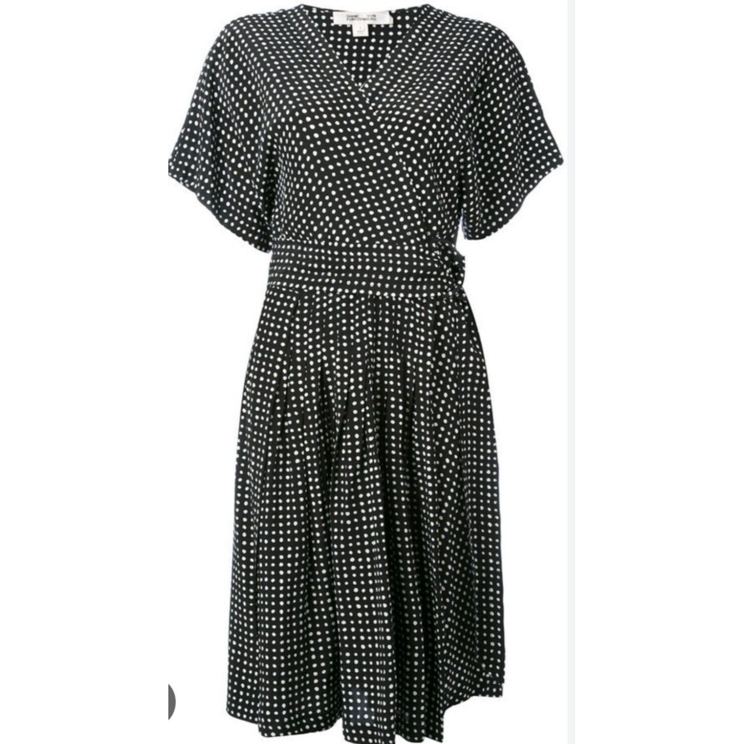 Diane von Furstenberg Diane von furstenberg polka dot silk wrap dress Size 0 Size XS / US 0-2 / IT 36-38 - 2 Thumbnail