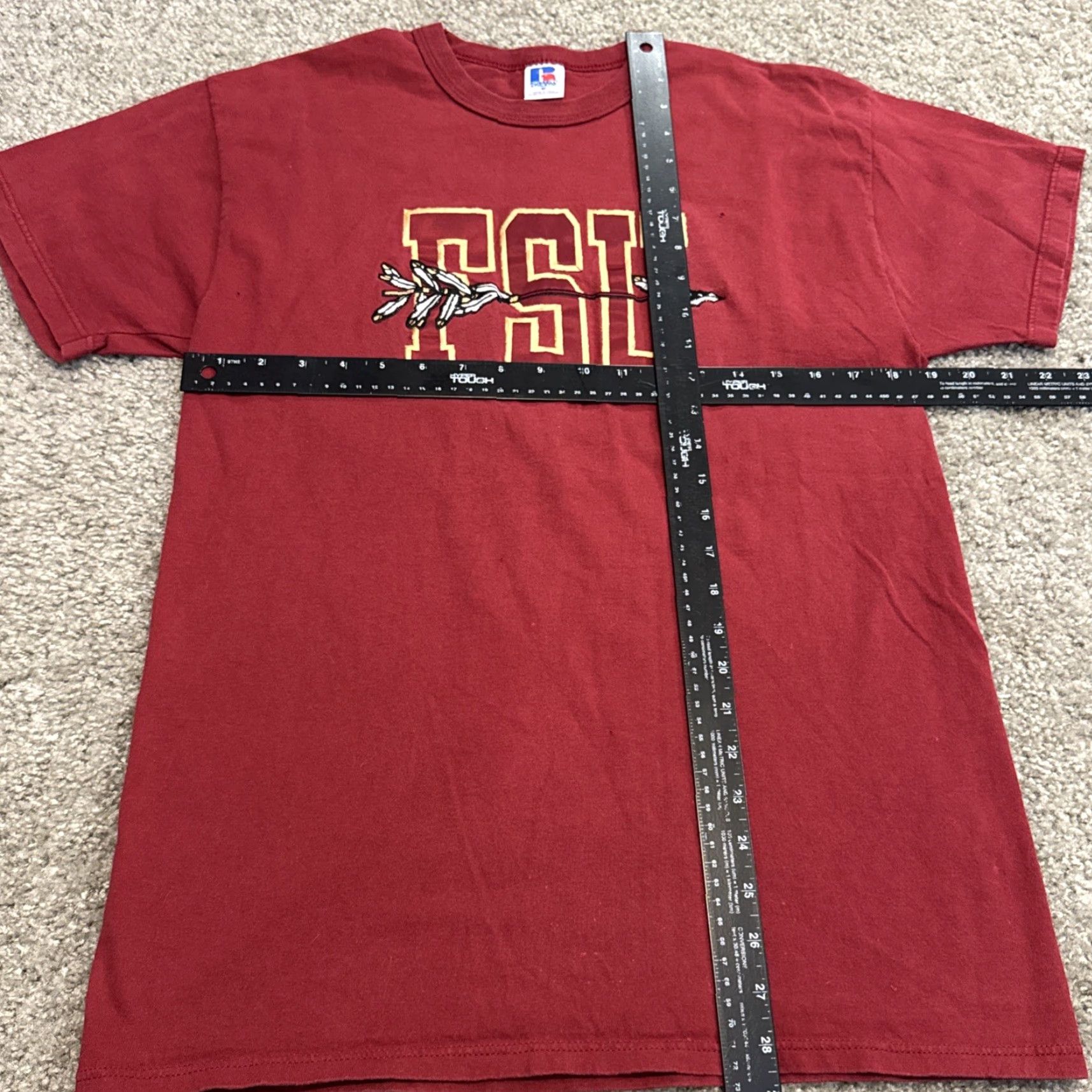 Russell Athletic VINTAGE 90s Florida State Seminoles FSU Russell Athletic USA T-Shirt M Red Mens Size US M / EU 48-50 / 2 - 5 Thumbnail
