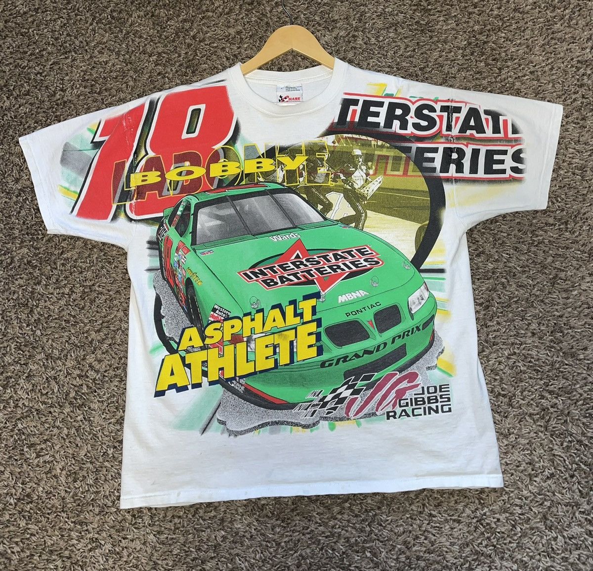 Chase Authentics × NASCAR × Vintage Vintage Nascar AOP Bobby Labonte T-Shirt Size US L / EU 52-54 / 3 - 1 Thumbnail