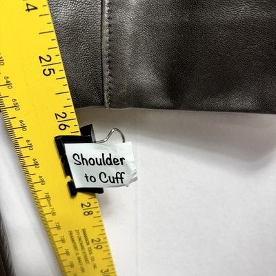 Vintage Butter Soft Brown Leather Jacket Mens Sz 56 XL Cinch Dbl Zip Size US XXL / EU 58 / 5 - 6 Thumbnail