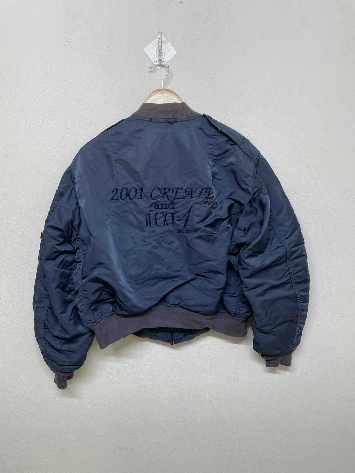 Alpha Industries Vintage Alpha Industries L-2A Flight Bomber Jacket Size US L / EU 52-54 / 3 - 2 Thumbnail