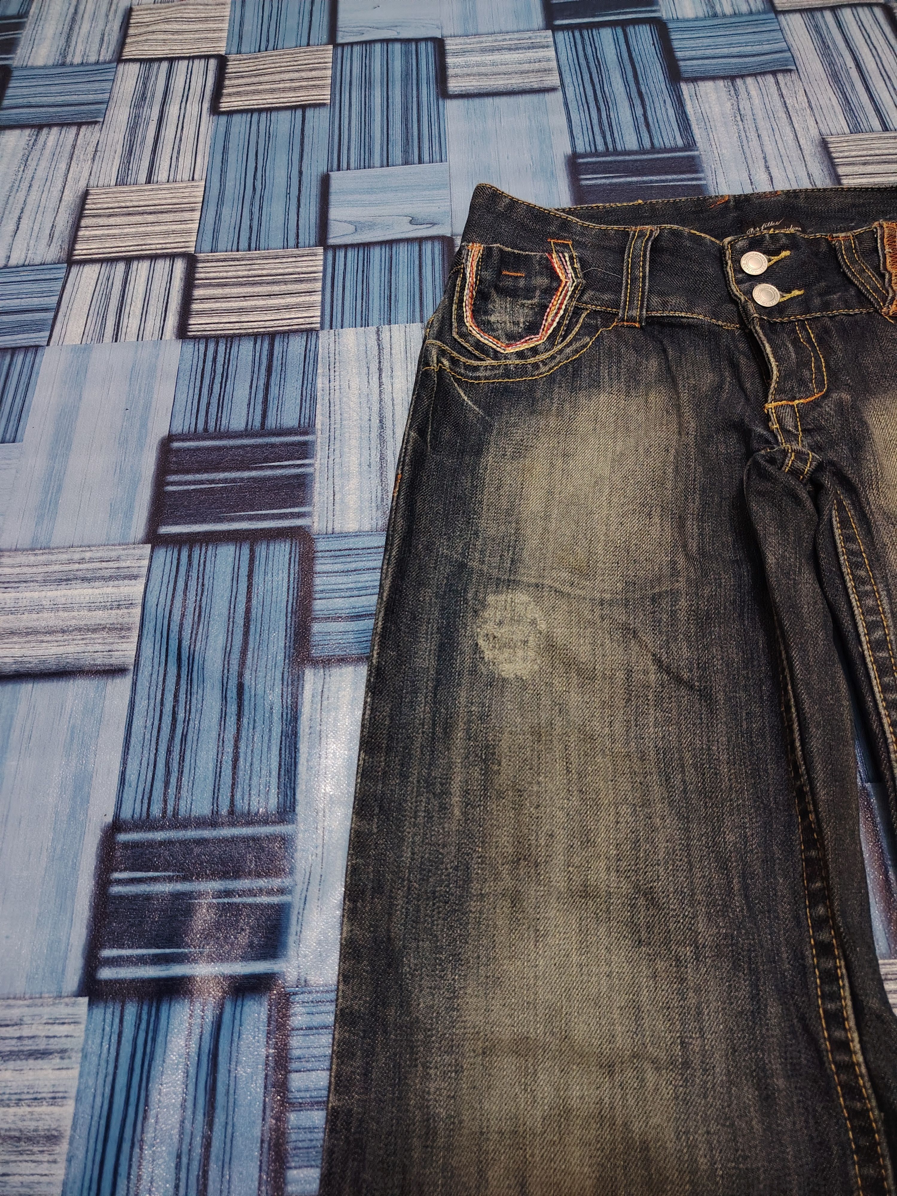 Hysteric Glamour Bell Bottom 💥Insane💥 90s Japanese Flared Jeans Bootcut Size 28" / US 6 / IT 42 - 10 Thumbnail