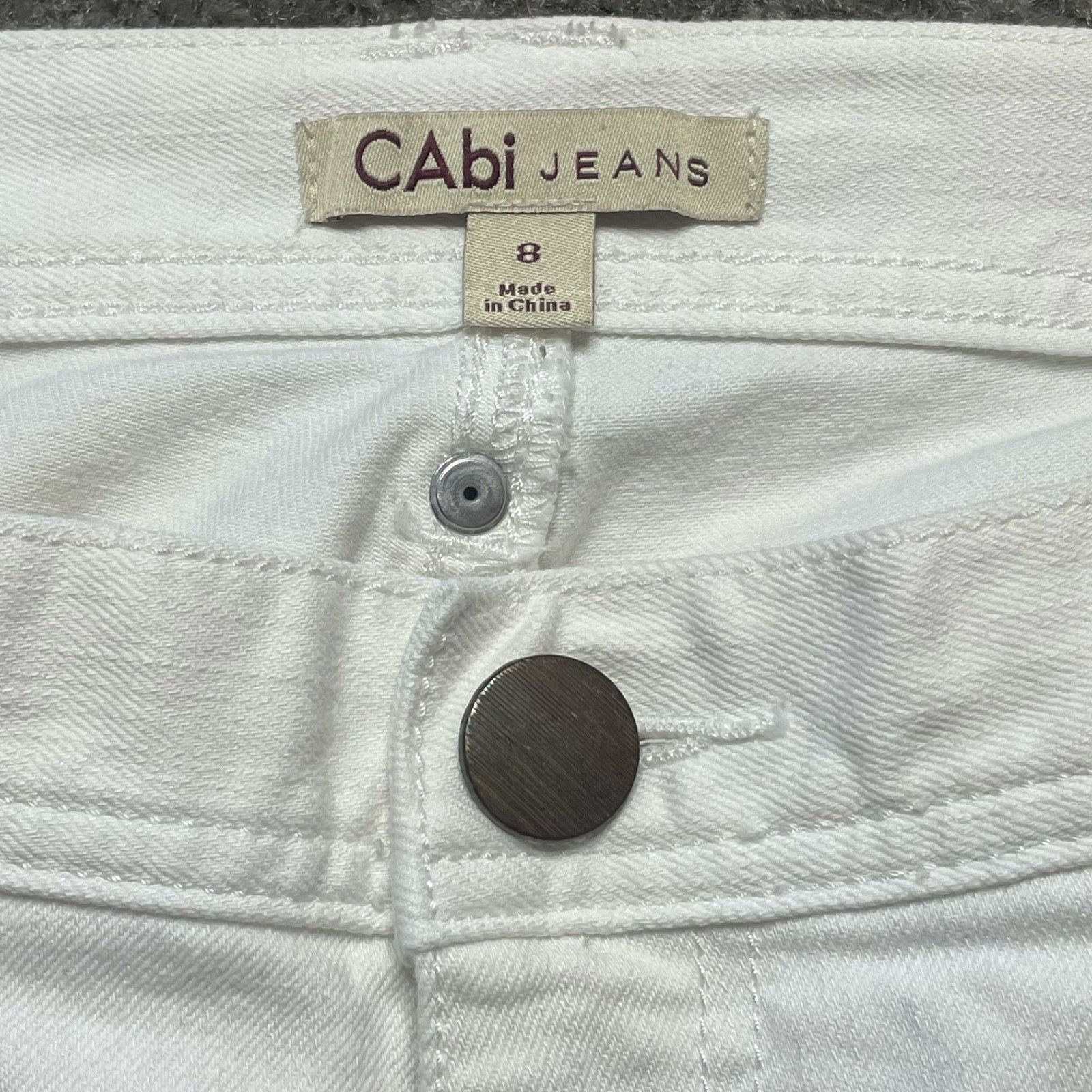 Other NWOT CAbi White Denim Shorts Size 30" / US 8 / IT 44 - 3 Thumbnail