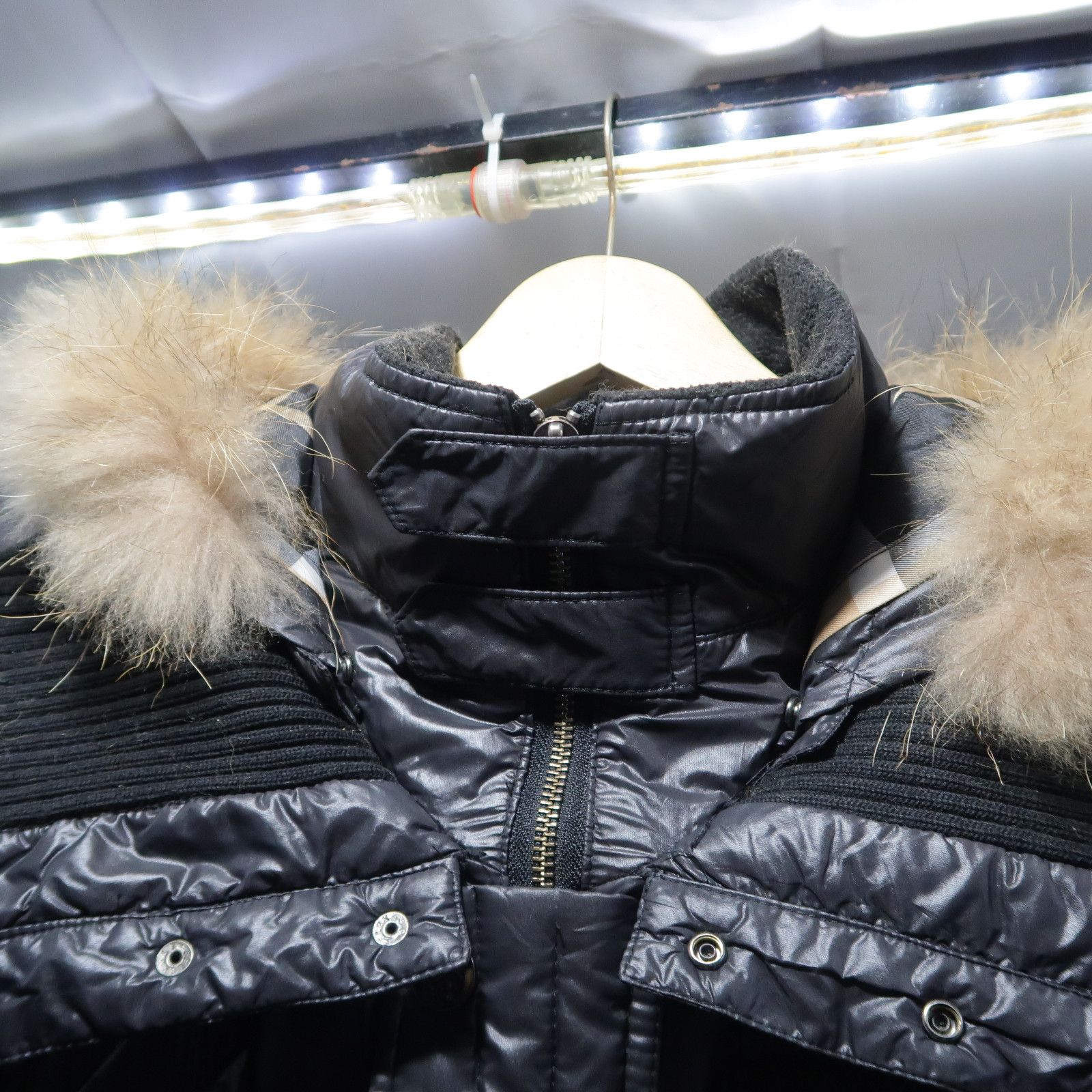 Burberry Burberry Blue Label Bondage Puffer Down Fur Jacket Size US S / EU 44-46 / 1 - 7 Thumbnail