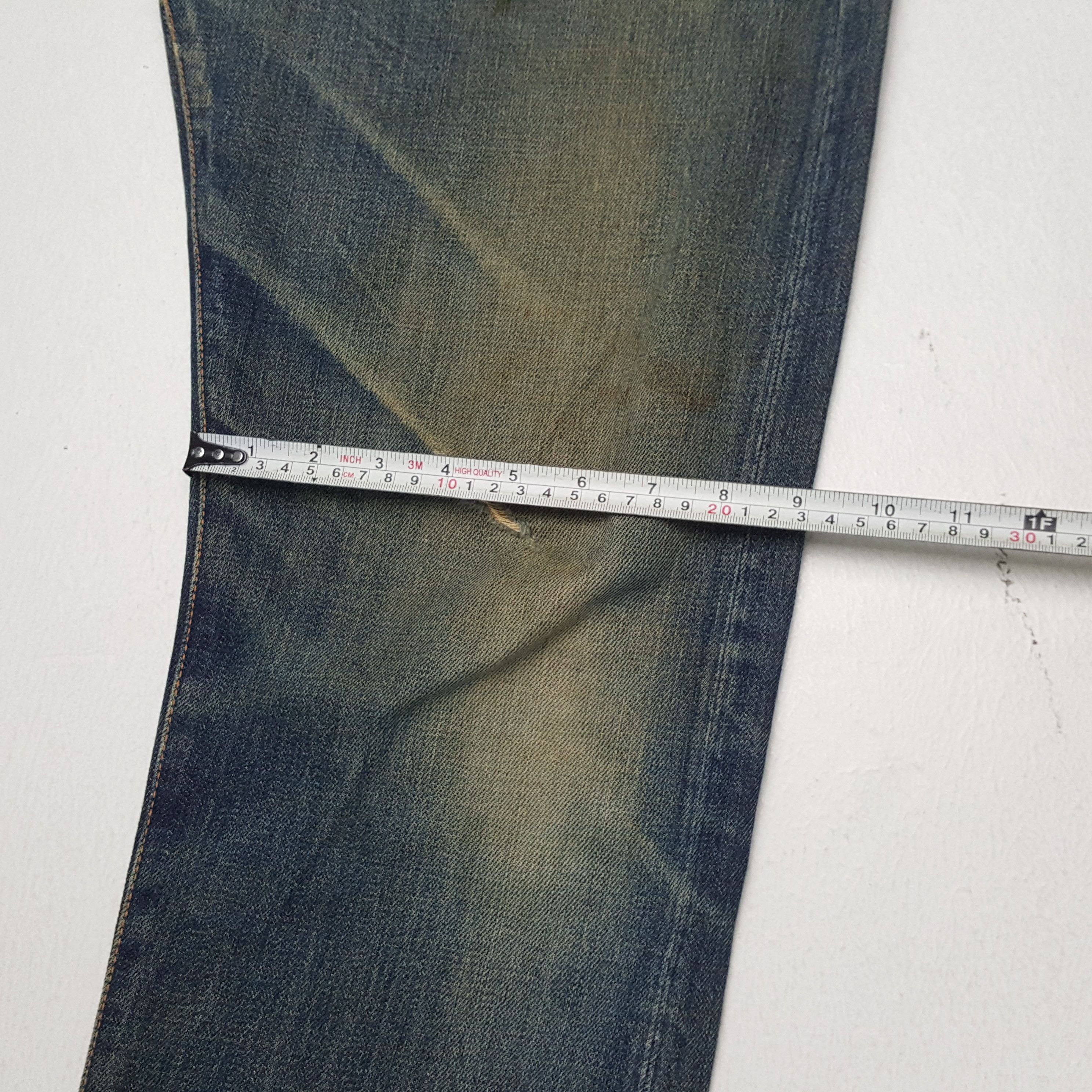 Evisu × Japanese Brand × Vintage Vintage EVISU Japanese Brand Daicock Custom Distressed Jeans Size US 30 / EU 46 - 10 Thumbnail