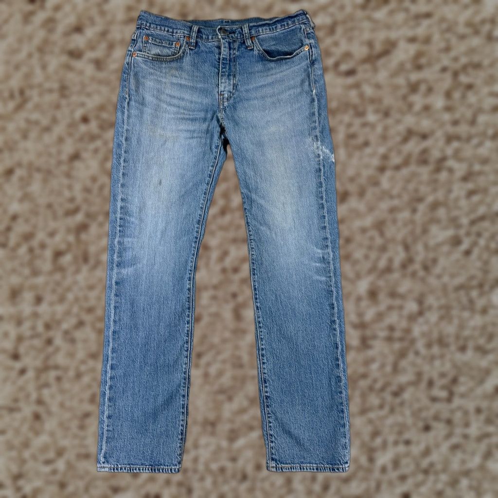 Levi's Levis Jeans Adult 32 Blue Denim 514 Premium Cotton Blend 31x30 Pants Size US 32 / EU 48 - 1 Thumbnail
