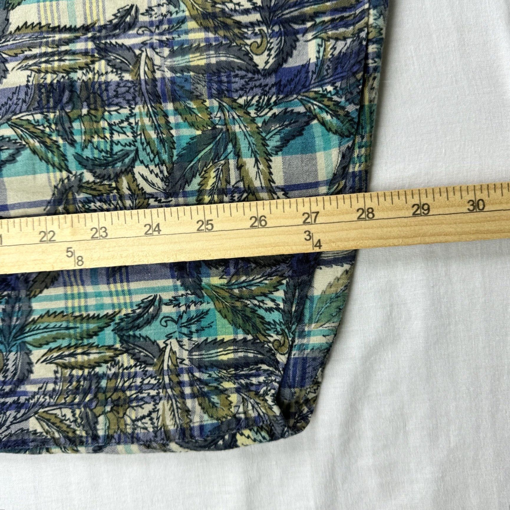 Eddie Bauer VINTAGE Eddie Bauer Plaid Button-Up Adult Medium Short Sleeve Hawaiian Green 90s Mens Size US M / EU 48-50 / 2 - 6 Thumbnail