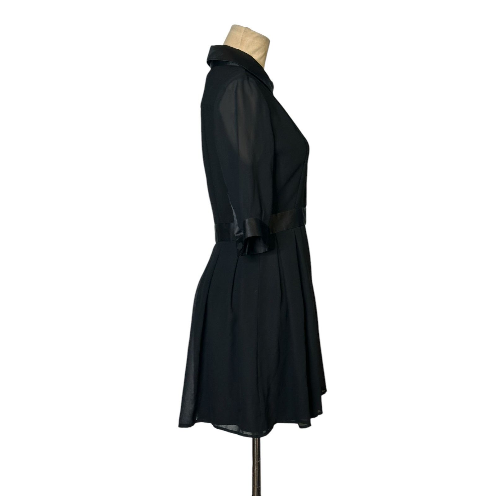 Jonathan Saunders Jonathan Saunders chiffon and satin mini shirt dress size 7 Size M / US 6-8 / IT 42-44 - 18 Thumbnail