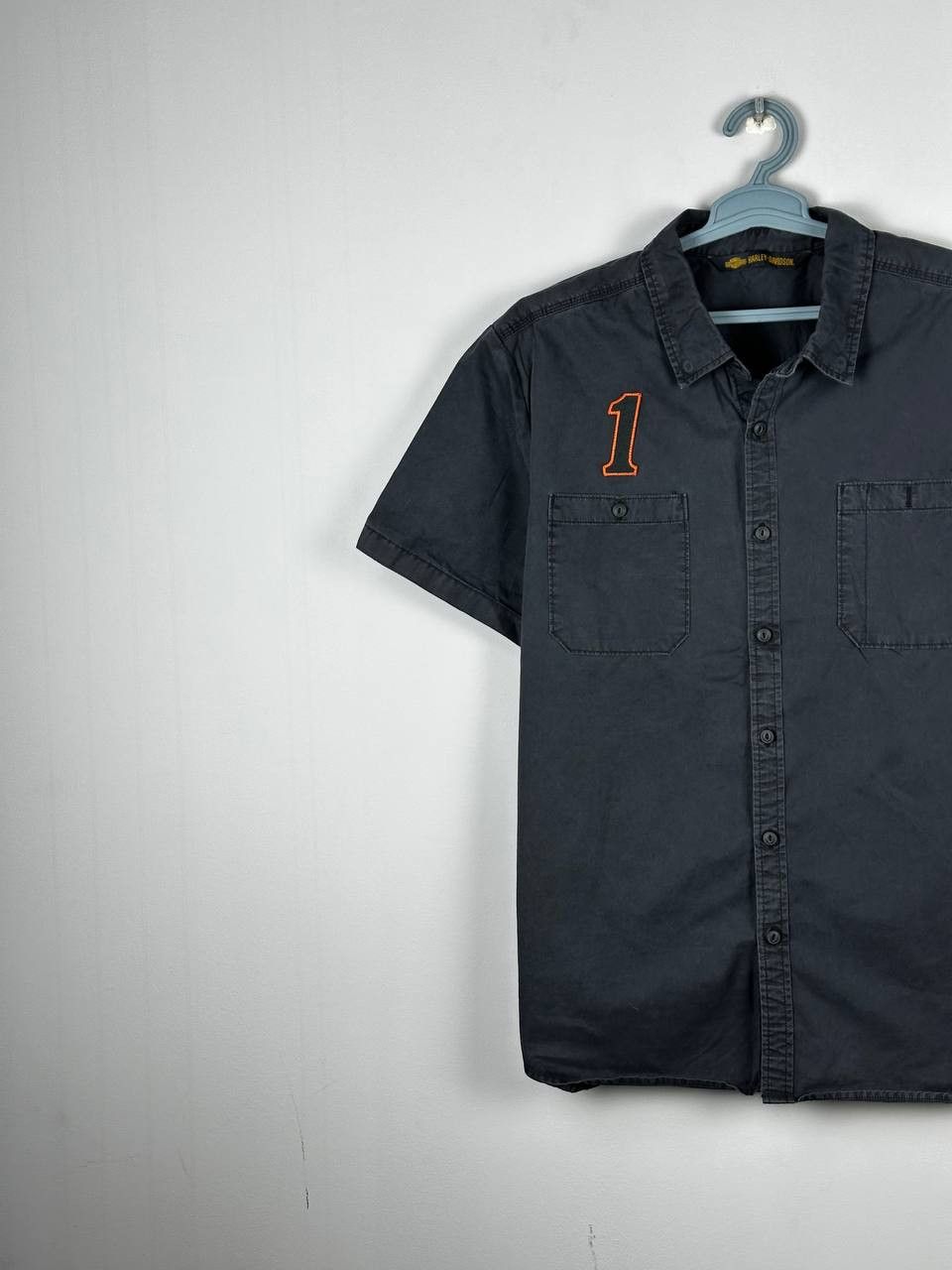 Vintage Vintage Y2K Harley Davidson Shirt Button Up Big Logo Back Size US XL / EU 56 / 4 - 3 Thumbnail